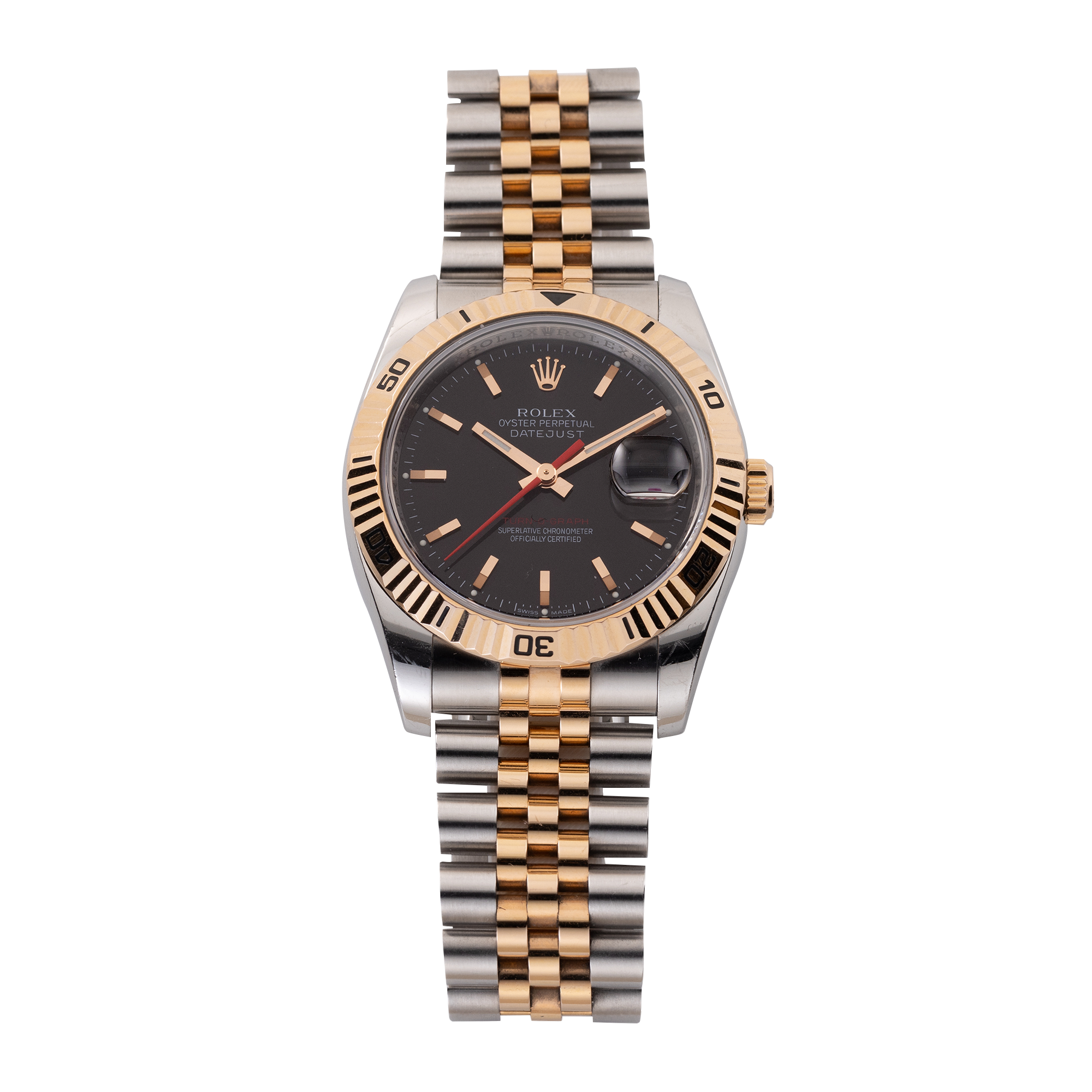 Datejust "Thunderbird" Rose Gold & Steel Black Dial 36mm Product Image