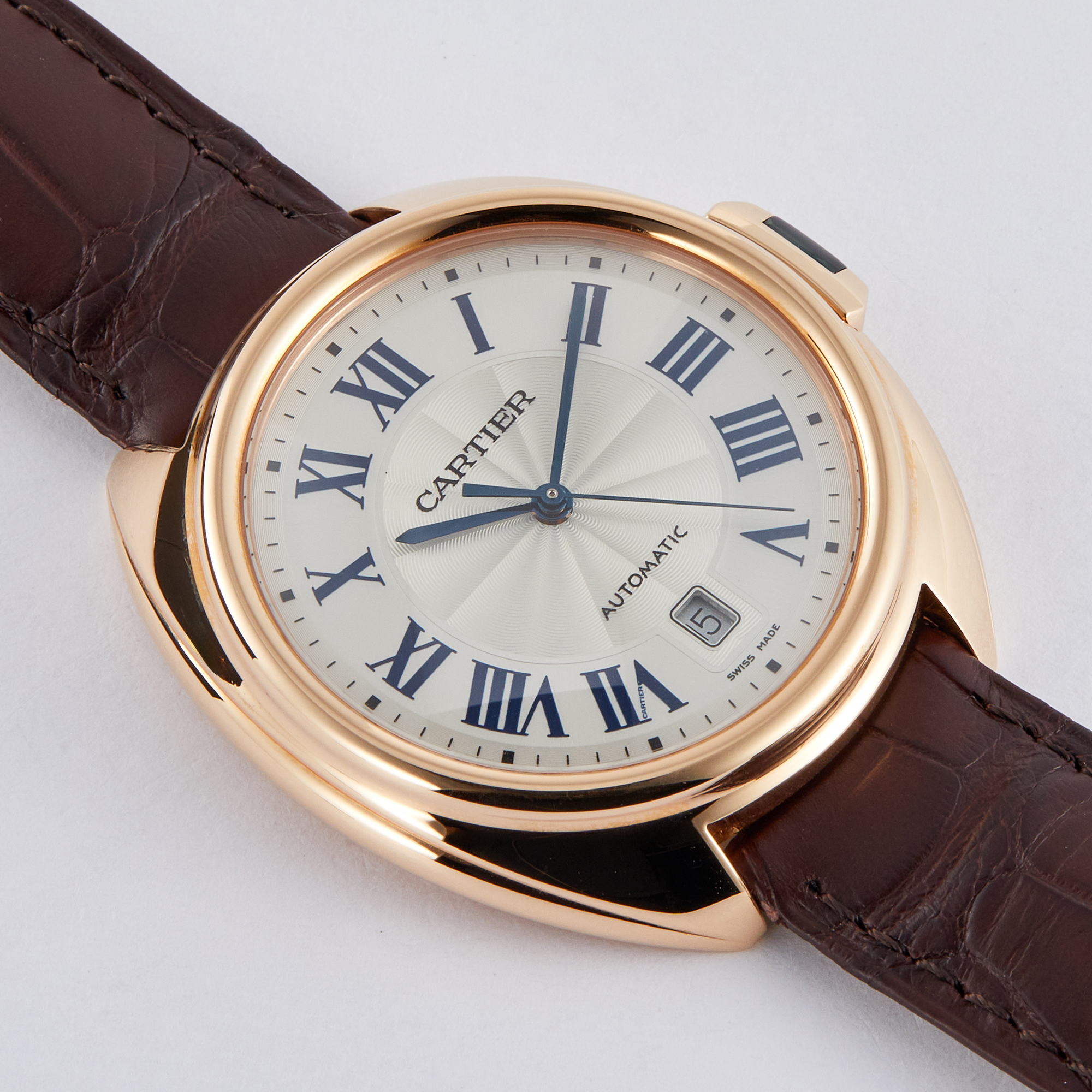 Clé de Cartier Rose Gold Silver Dial 40mm Product Image 1