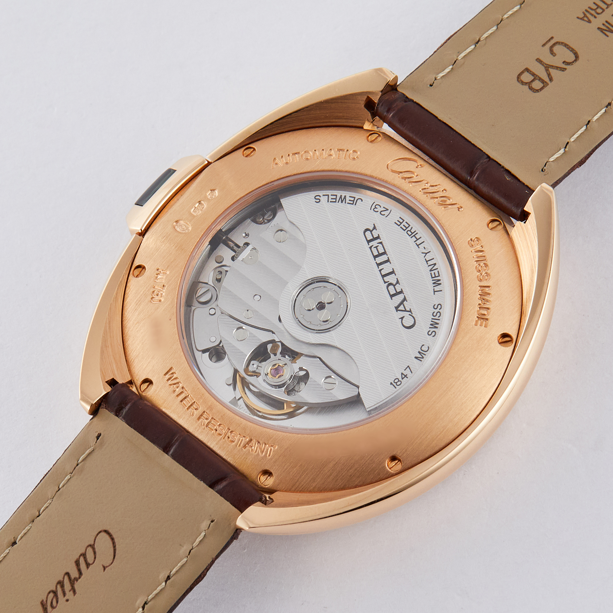 Clé de Cartier Rose Gold Silver Dial 40mm Product Image 4