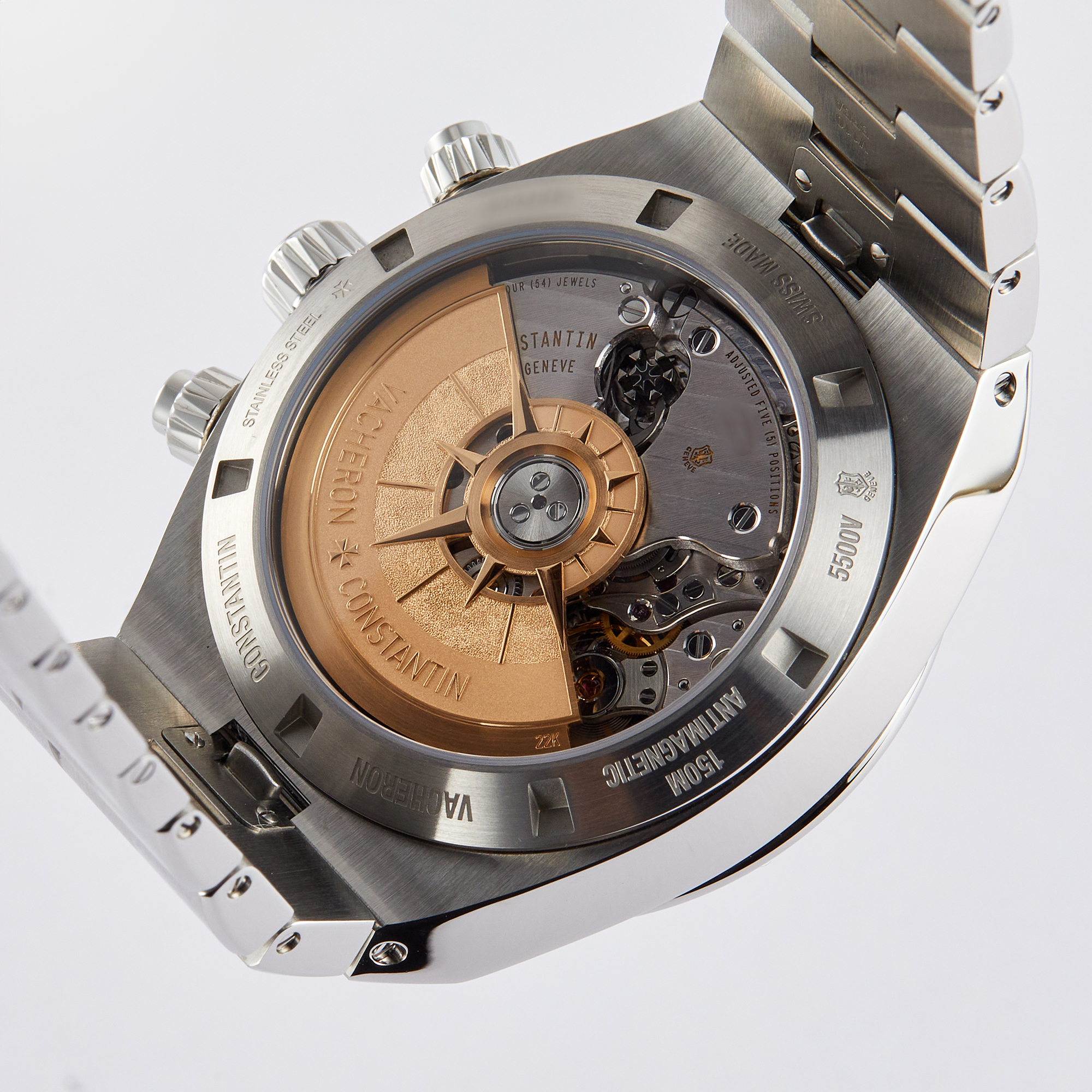 Overseas Chronograph Steel Blue Dial 42mm Product Image 4