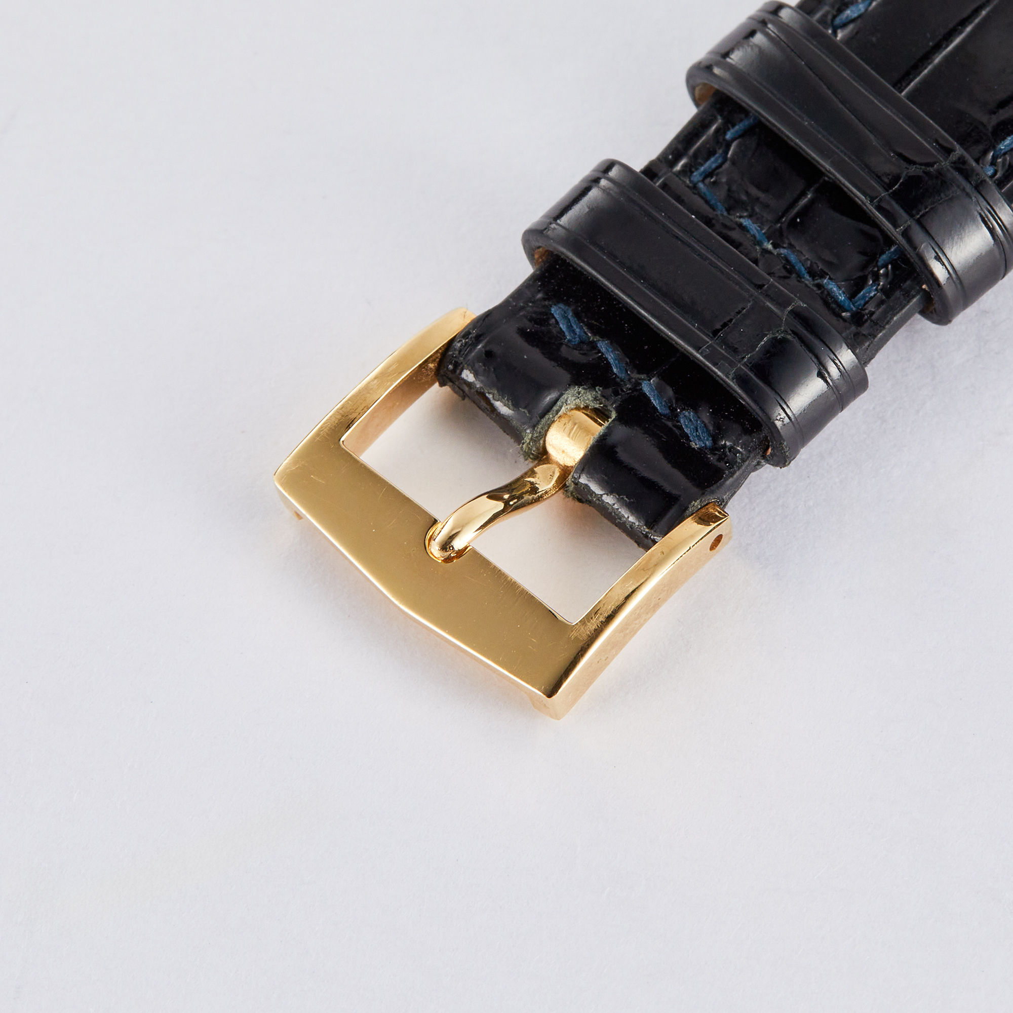 Vintage Ellipse Yellow Gold Blue Dial 27mm Product Image 7