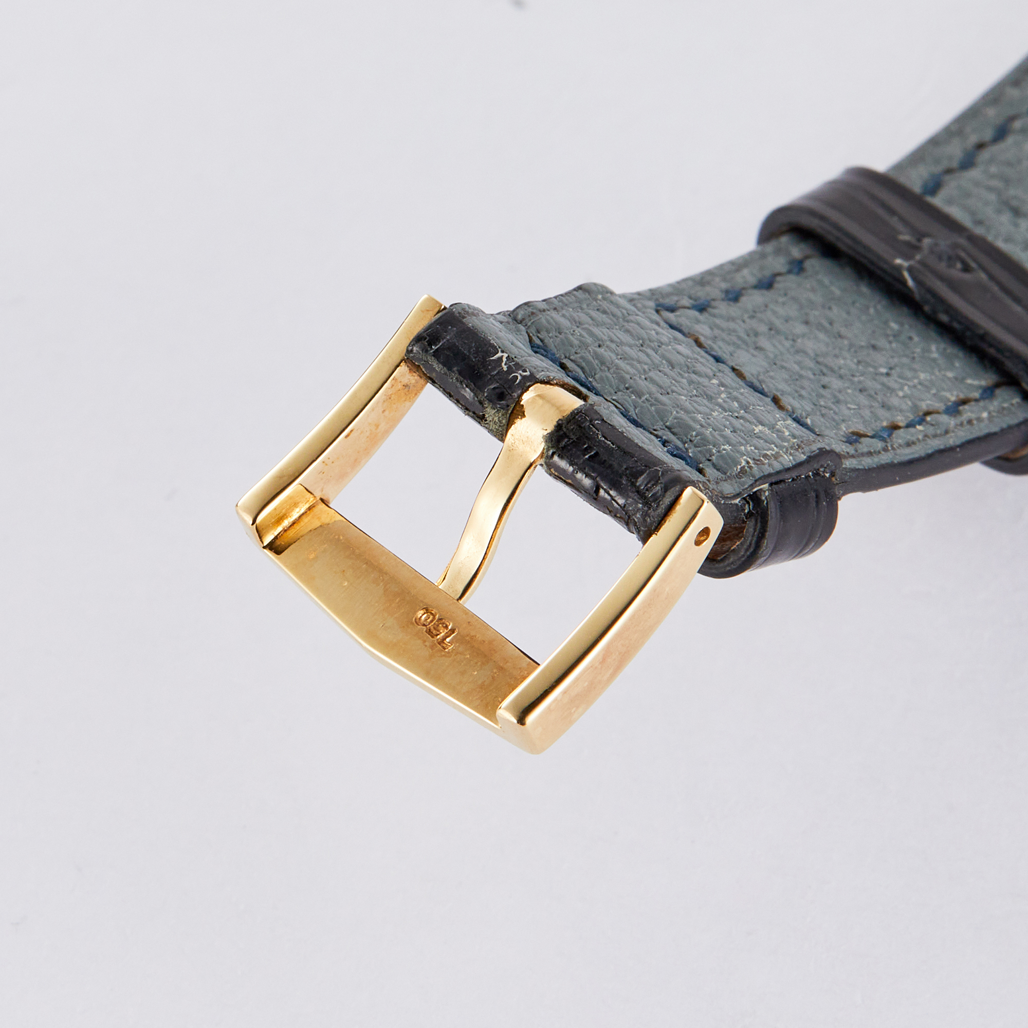 Vintage Ellipse Yellow Gold Blue Dial 27mm Product Image 8