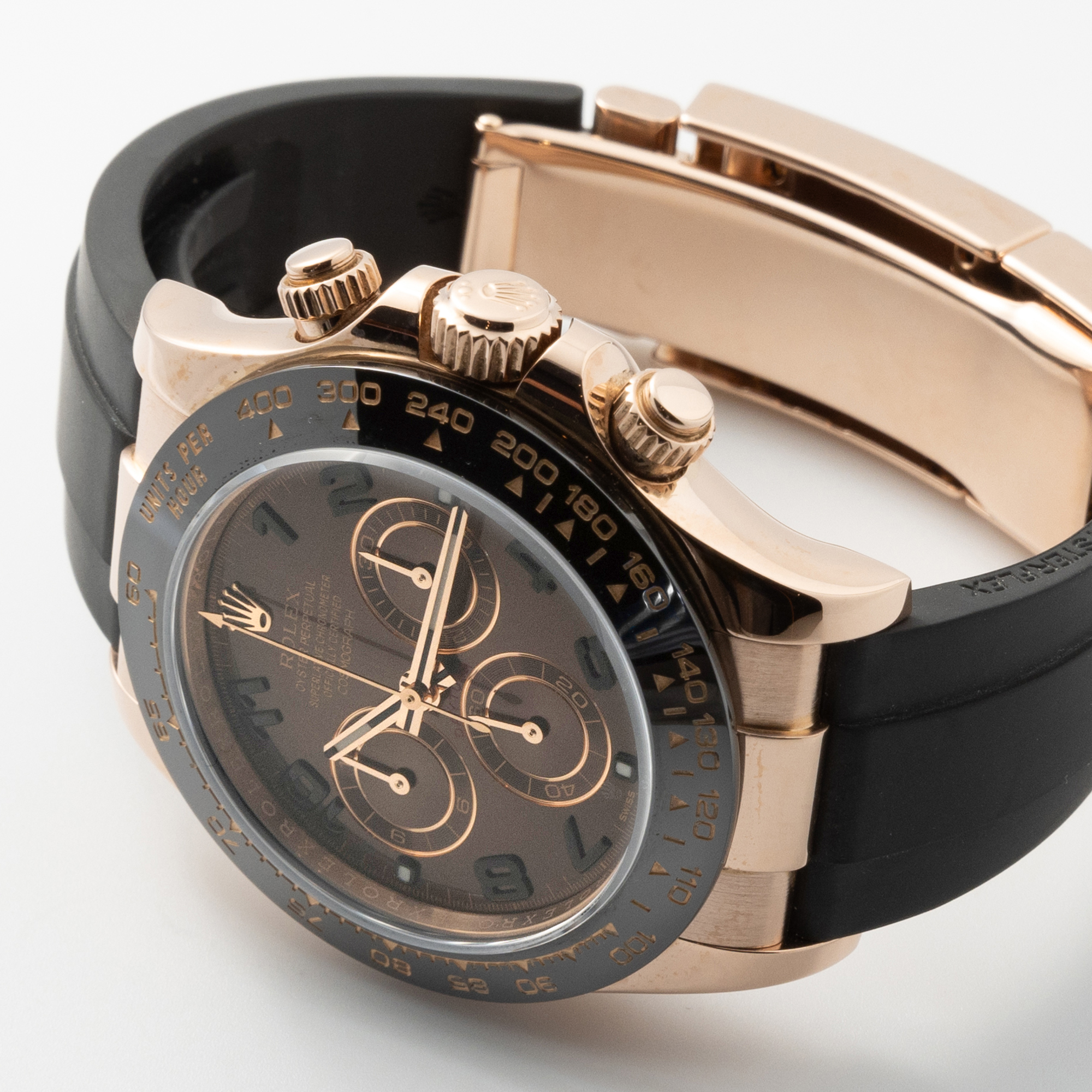 Daytona Rose Gold Oysterflex Brown Dial 40mm Product Image 2