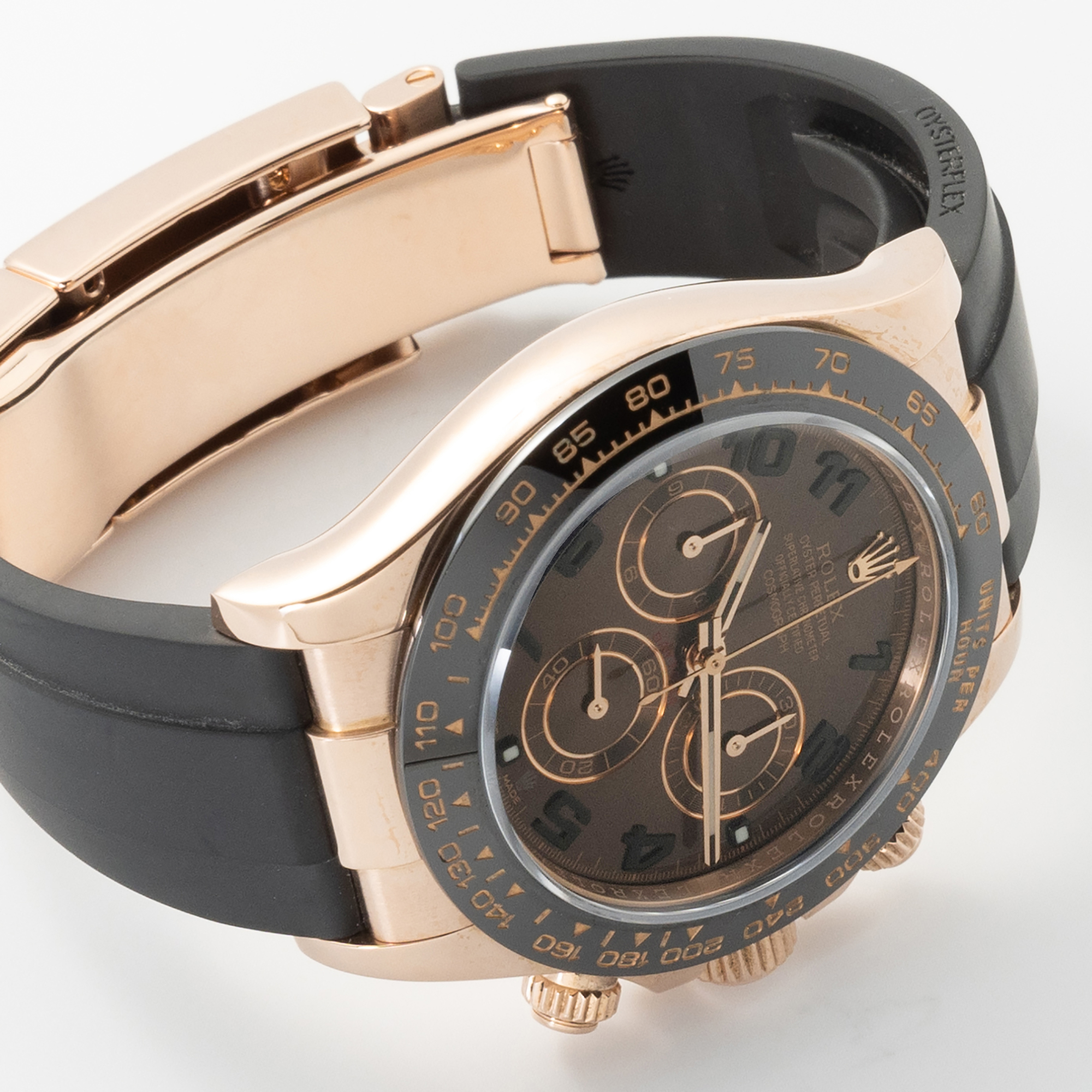 Daytona Rose Gold Oysterflex Brown Dial 40mm Product Image 3