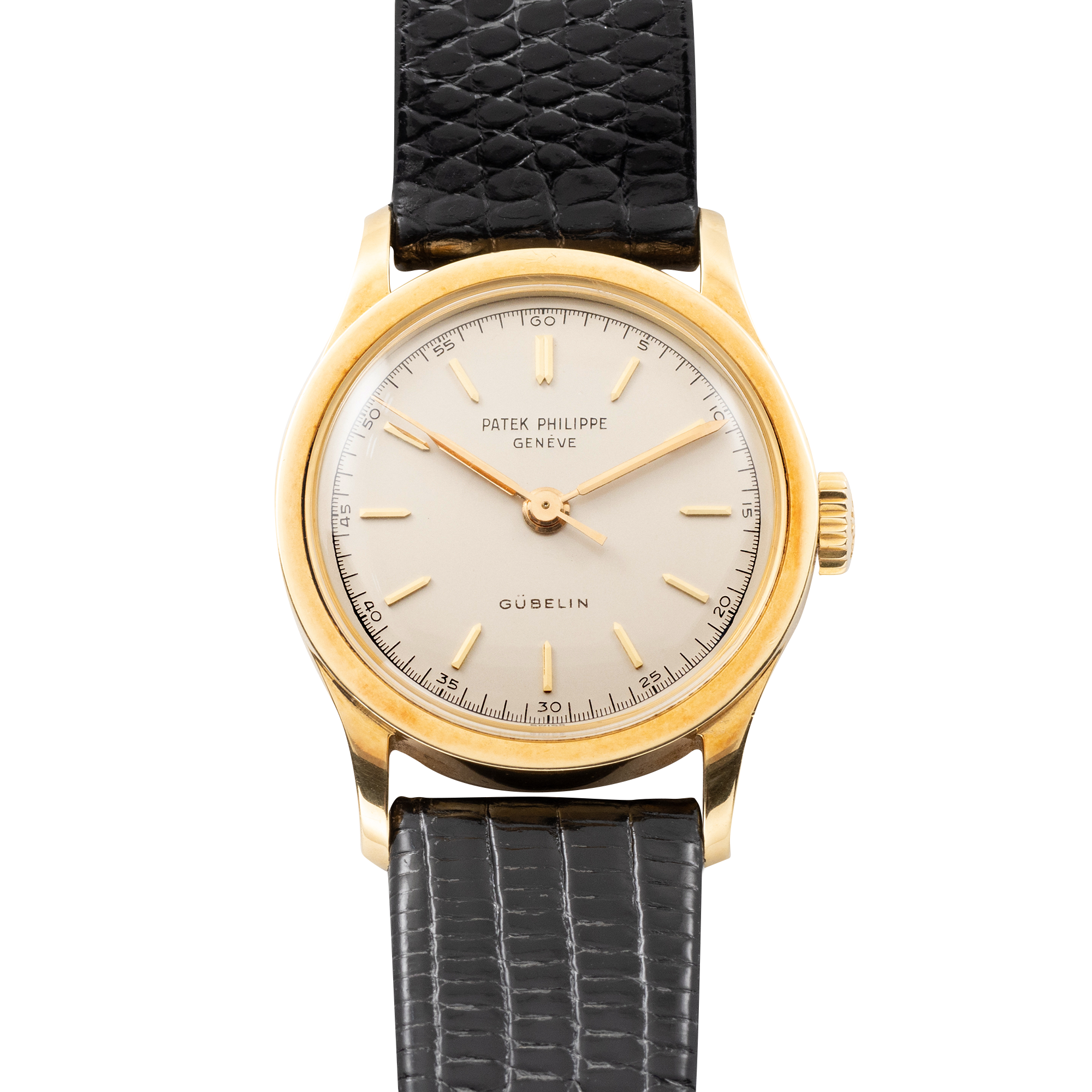 Vintage Calatrava "Gubelin" Yellow Gold White Dial 35mm Product Image