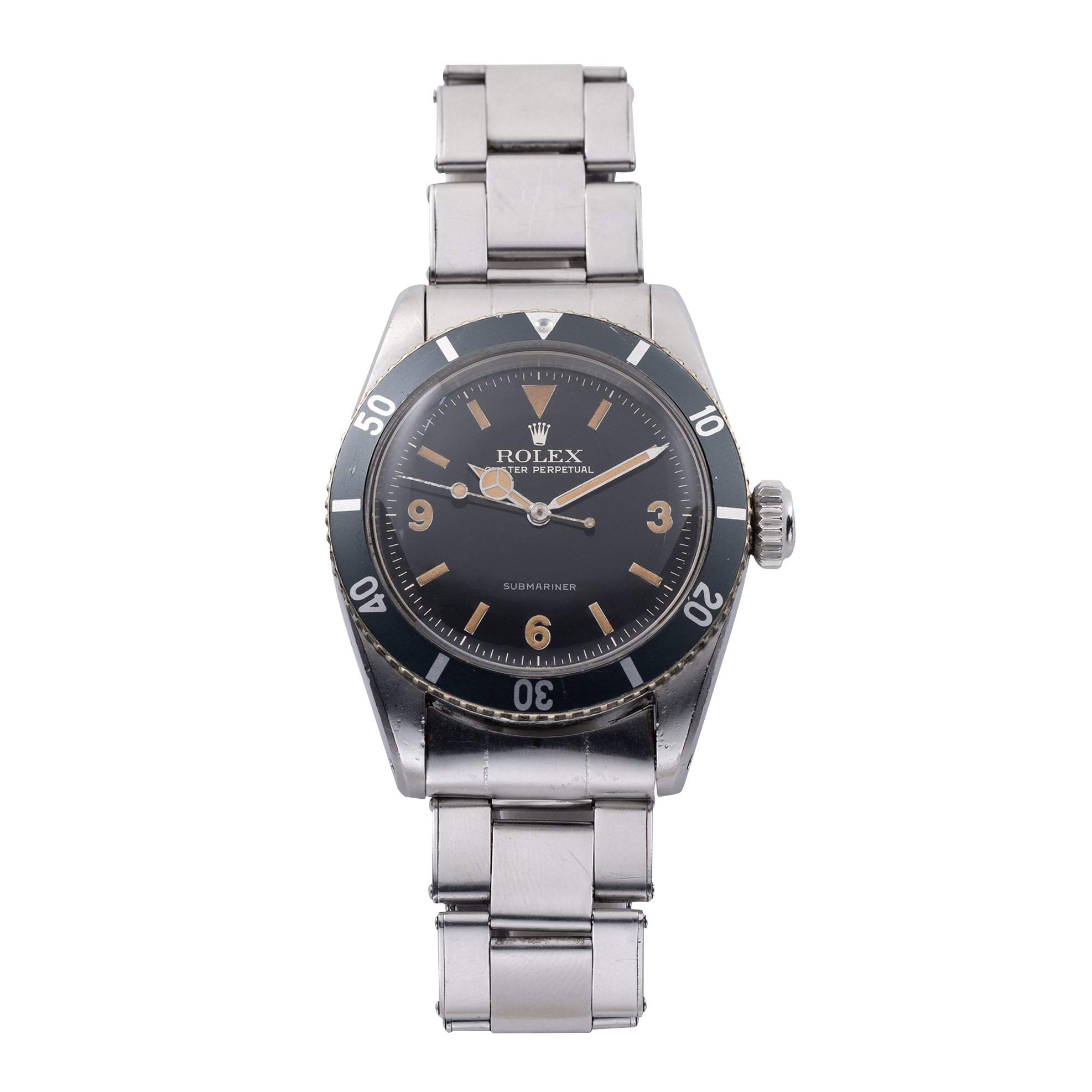 Vintage Submariner Big Crown "Mark II" Steel Black Dial 37mm Product Image