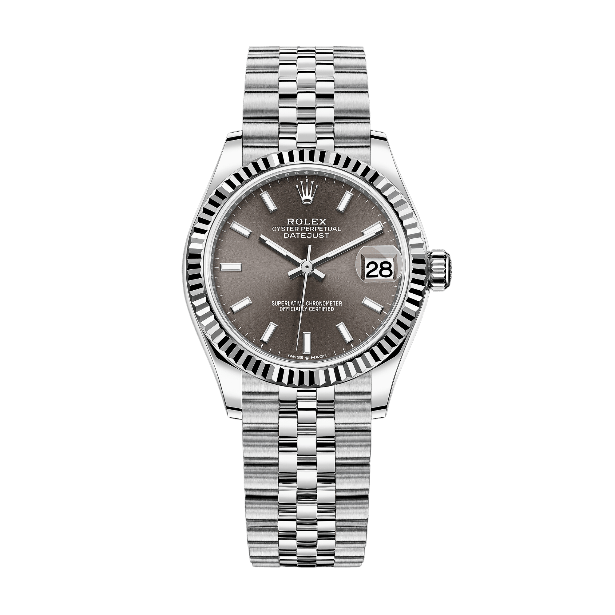 278278 Black MOP Diamond President Rolex Datejust 31mm