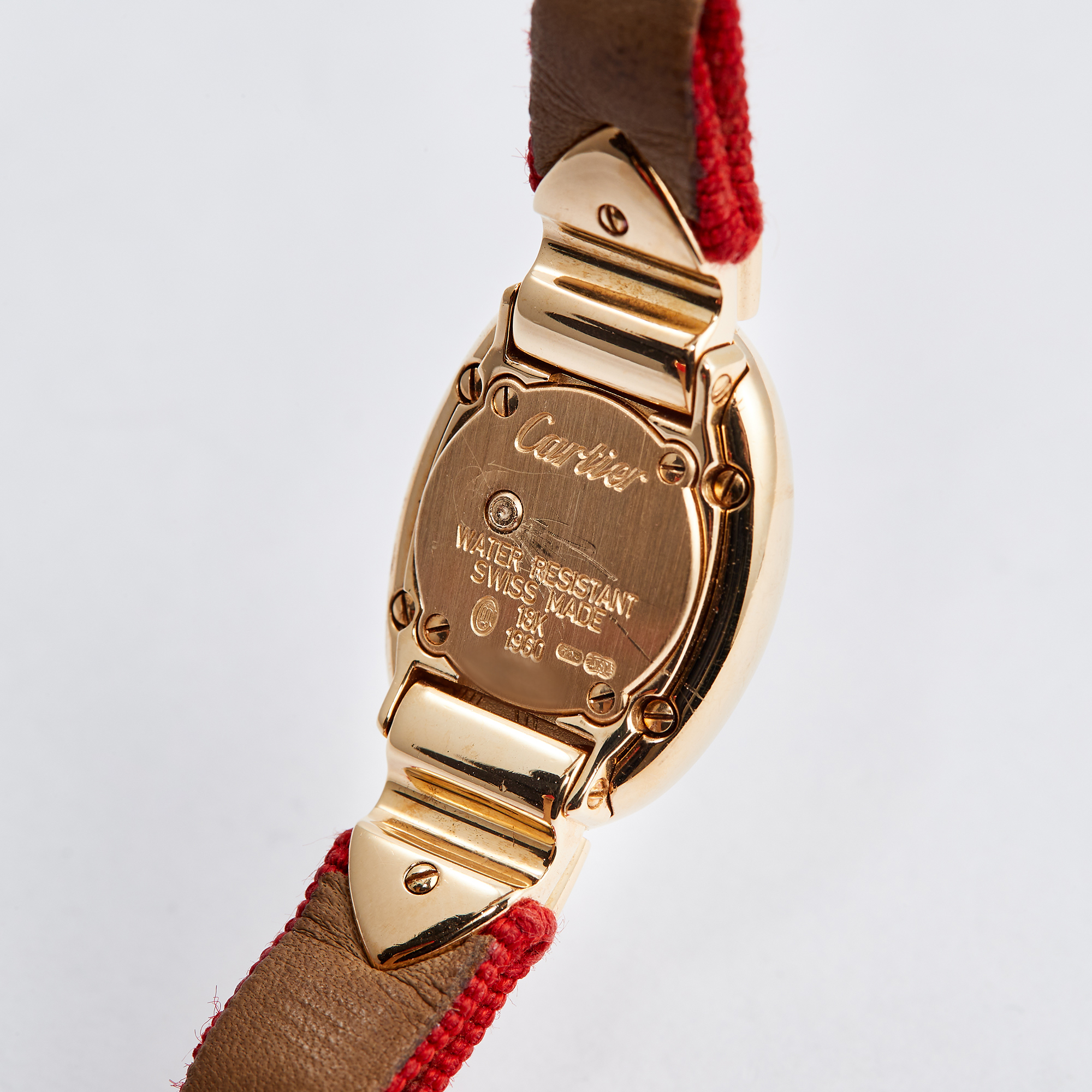 Baignoire Mini Yellow Gold Ruby & Emerald White Dial Product Image 4