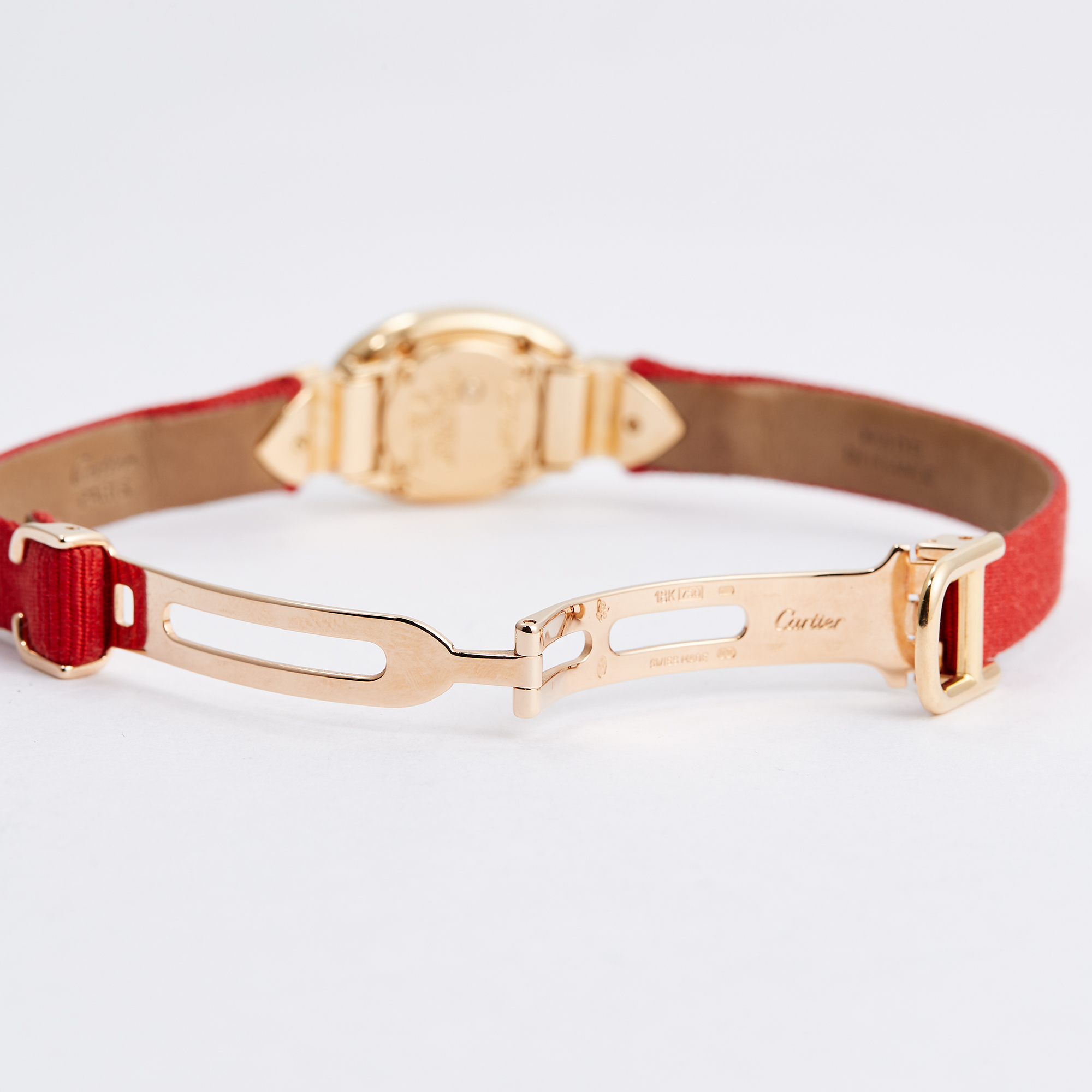 Baignoire Mini Yellow Gold Ruby & Emerald White Dial Product Image 7