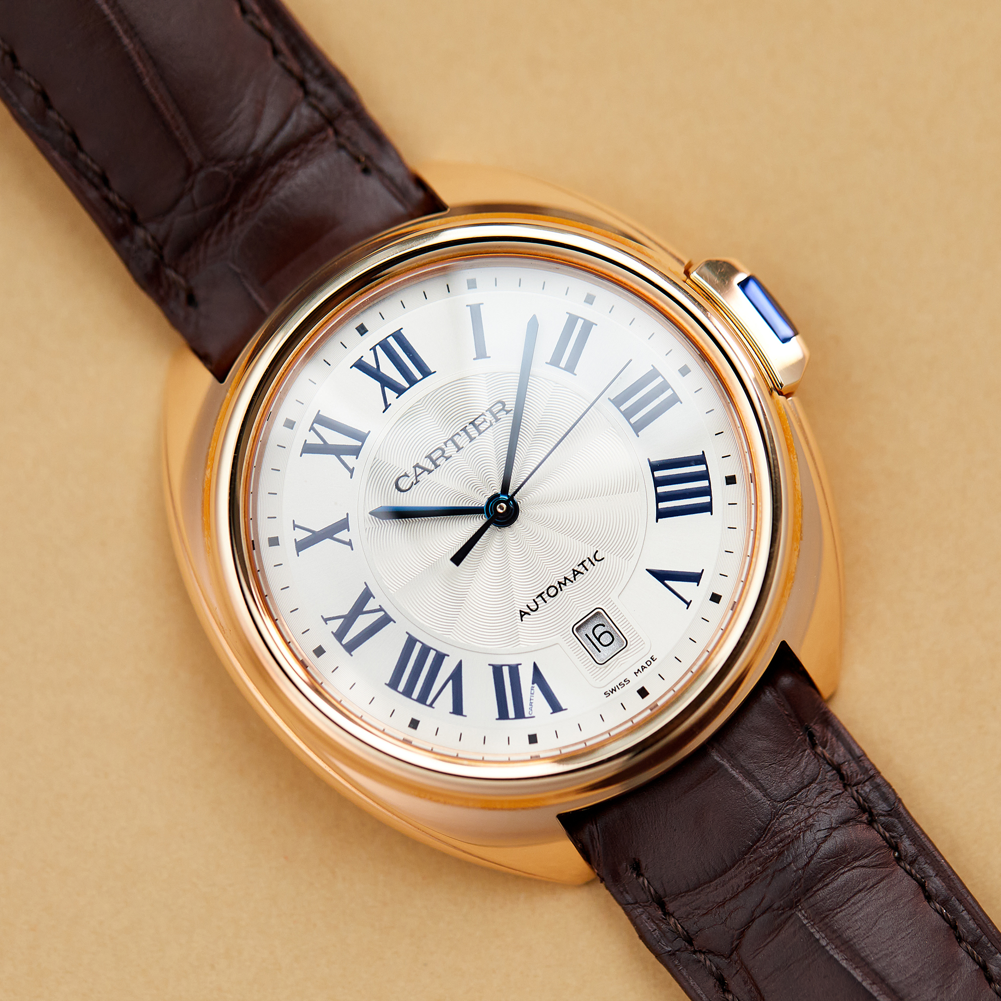 Clé de Cartier Rose Gold Silver Dial 40mm Product Image