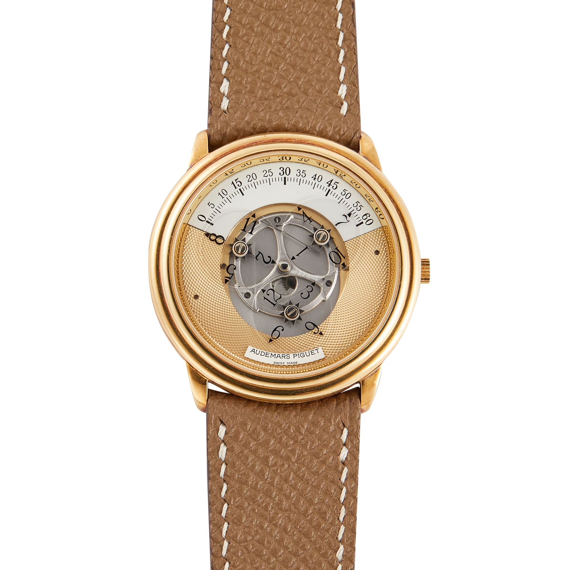 Vintage Jules Audemars Starwheel Rose Gold White Dial 36mm Product Image