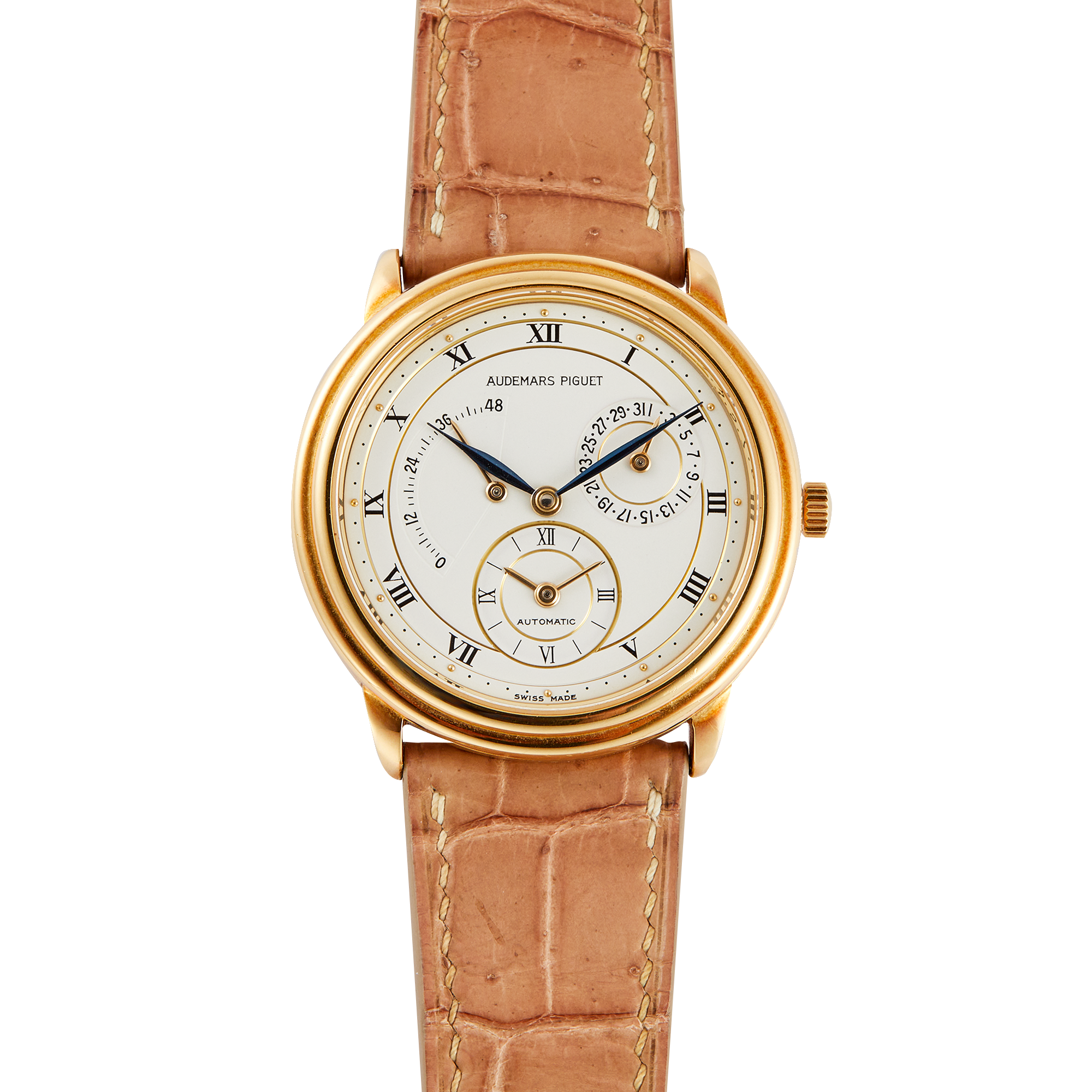 Jules Audemars Dual Time Yellow Gold White Dial Product Image
