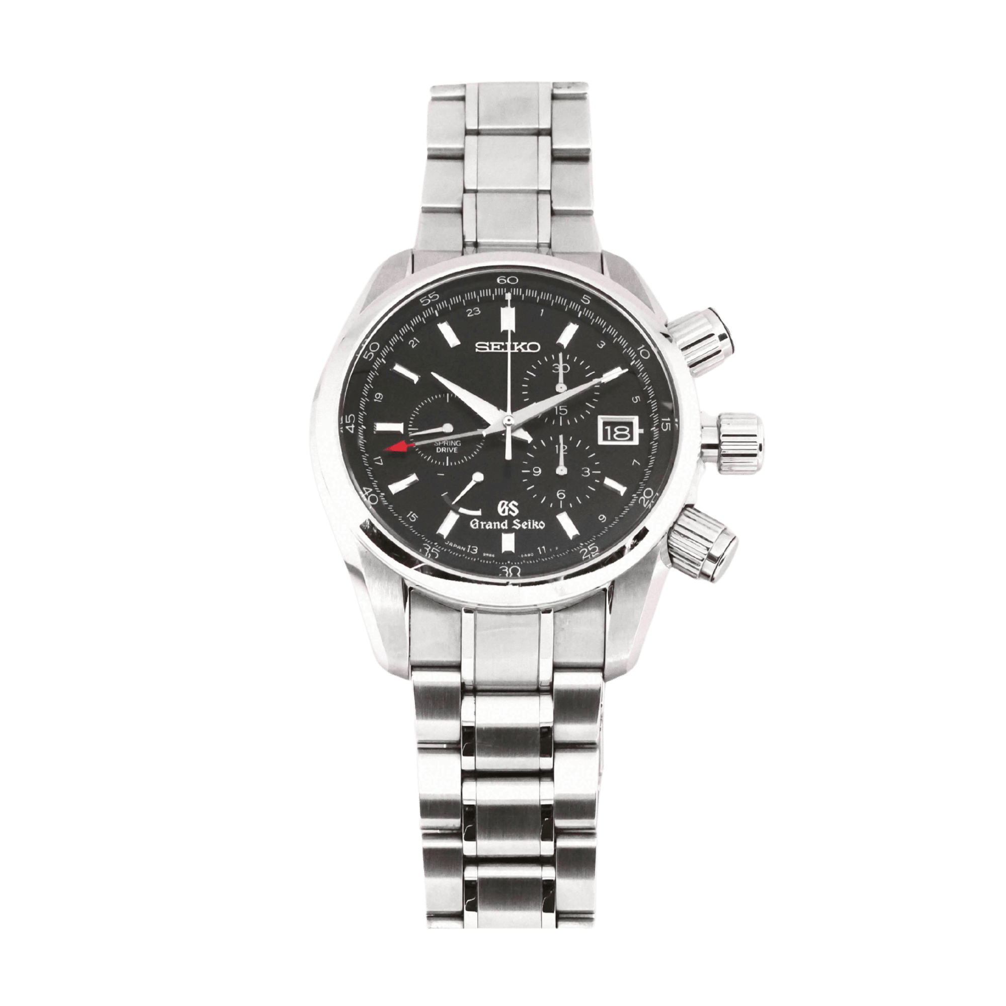 Sport Chronograph Steel Black Dial 43mm Product Image
