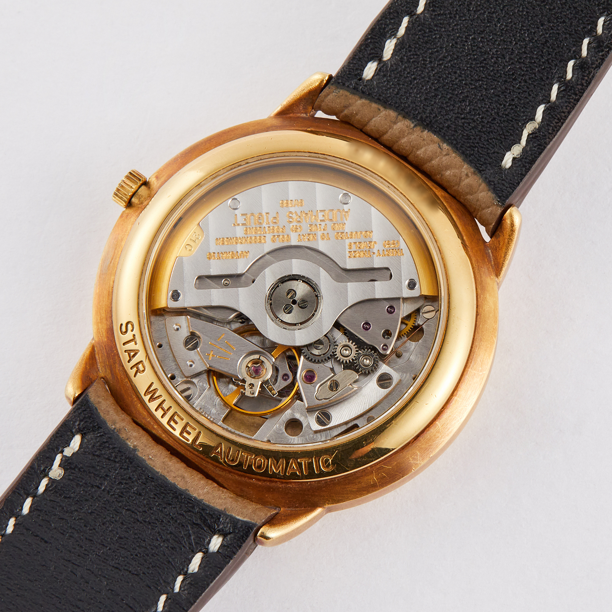 Vintage Jules Audemars Starwheel Rose Gold White Dial 36mm Product Image 6