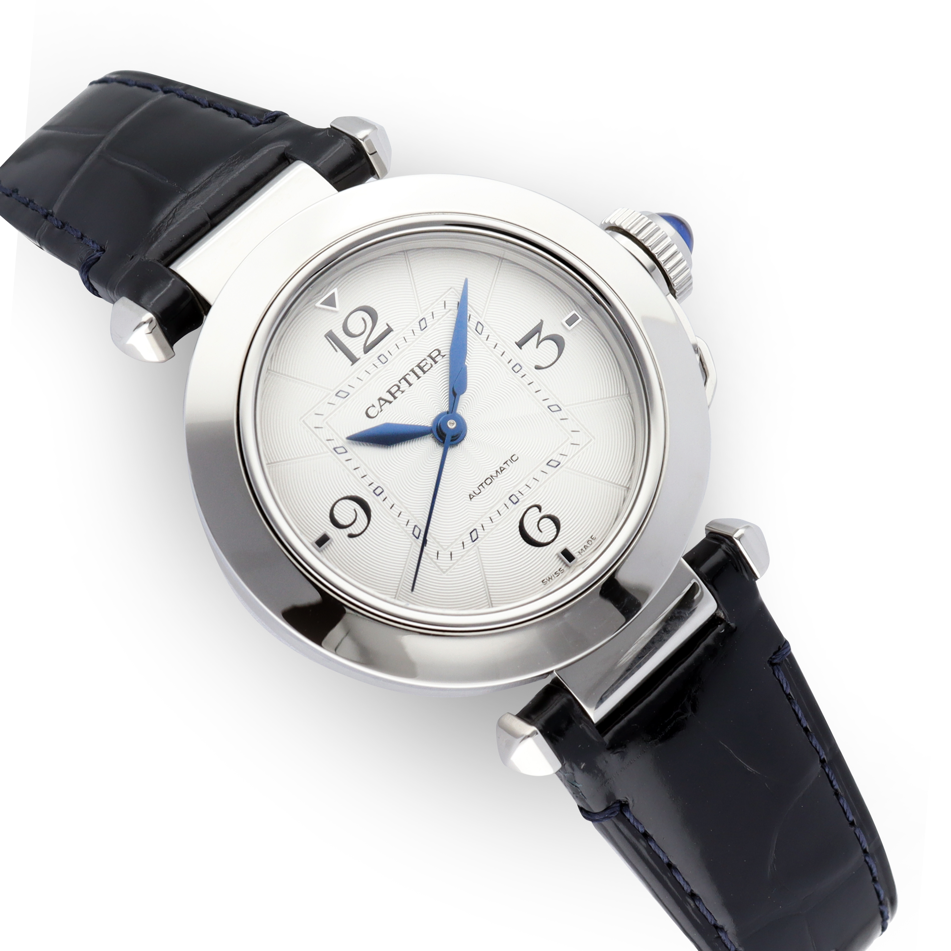 Pasha de Cartier Steel Silver Dial 35mm Product Image 1