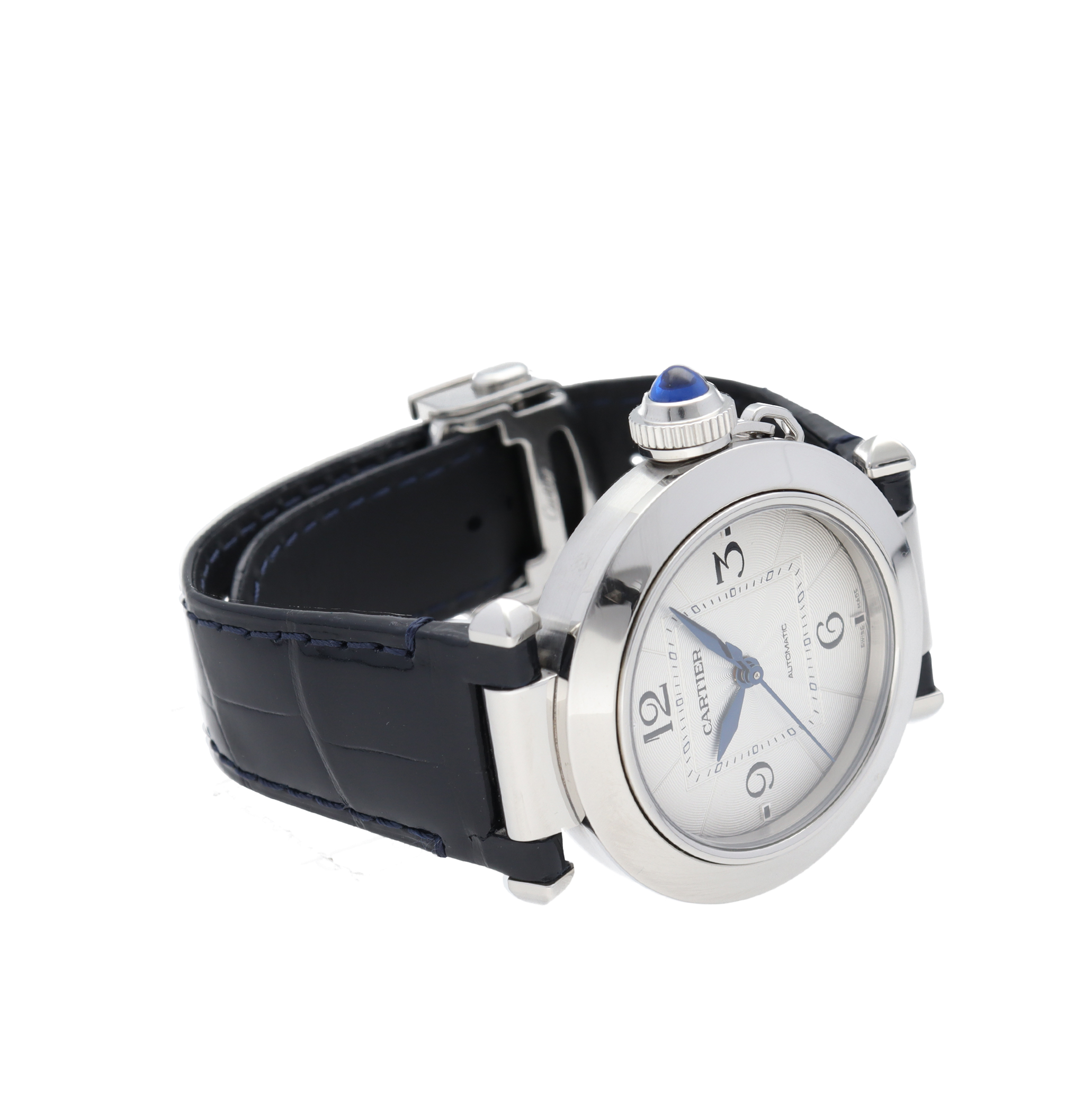 Pasha de Cartier Steel Silver Dial 35mm Product Image 6