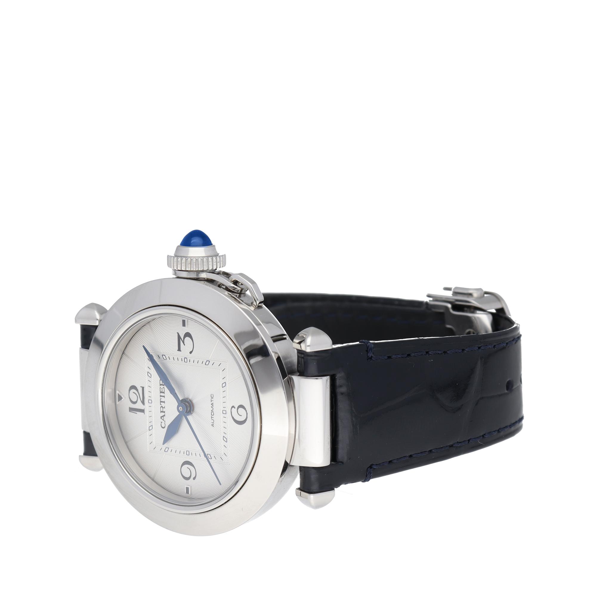 Pasha de Cartier Steel Silver Dial 35mm Product Image 7