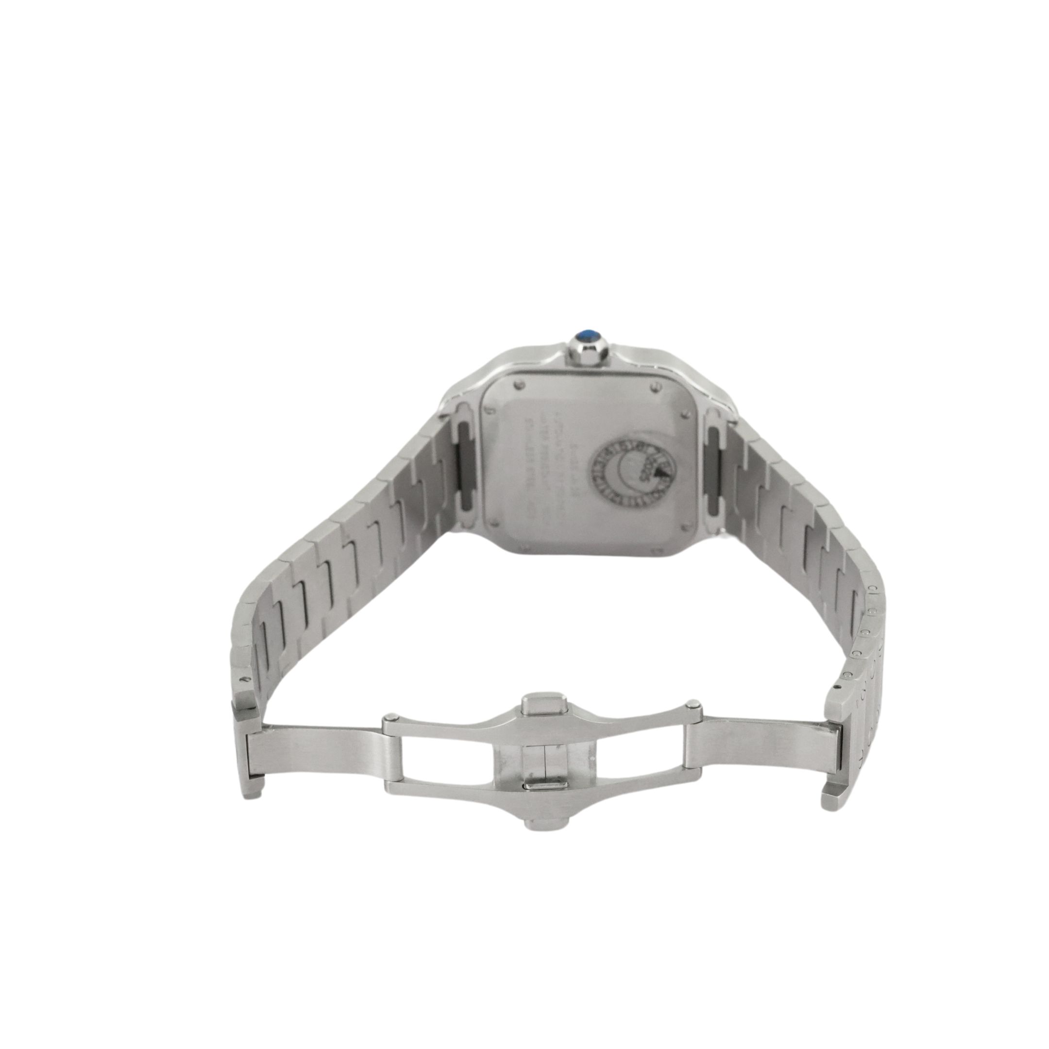 Santos de Cartier Steel Silver Dial 35mm Product Image 8