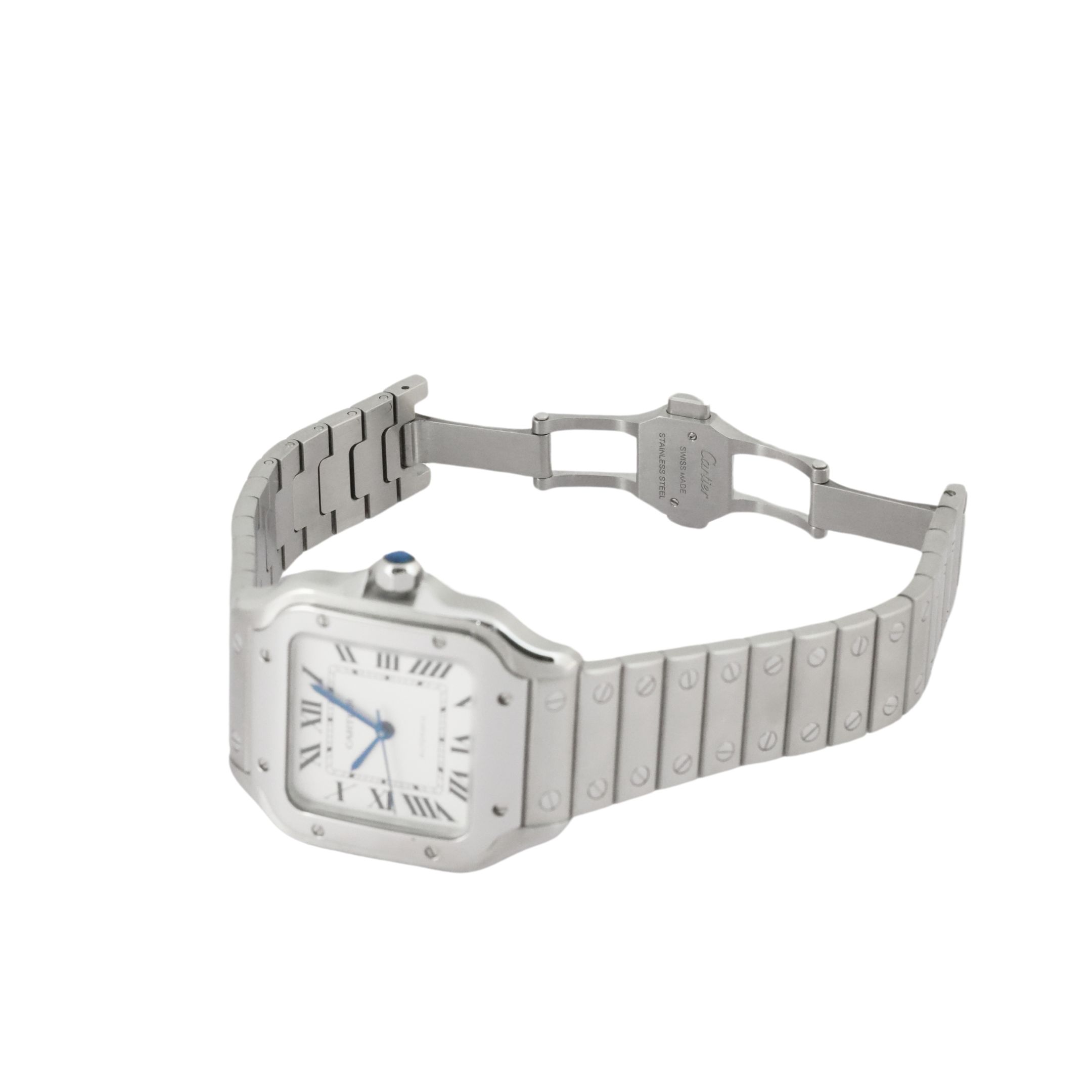 Santos de Cartier Steel Silver Dial 35mm Product Image 10