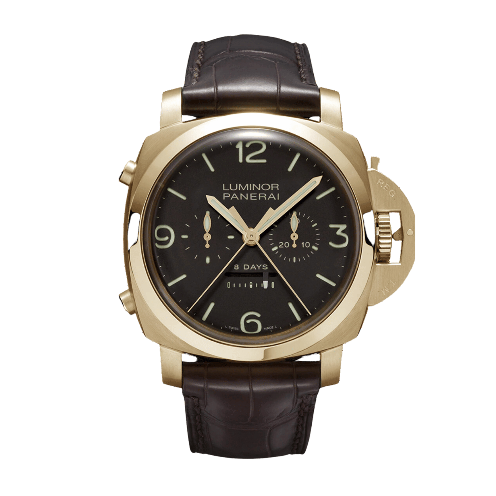 Luminor 1950 8 Days Rose Gold Brown Dial 47mm Limited Edition Product Image