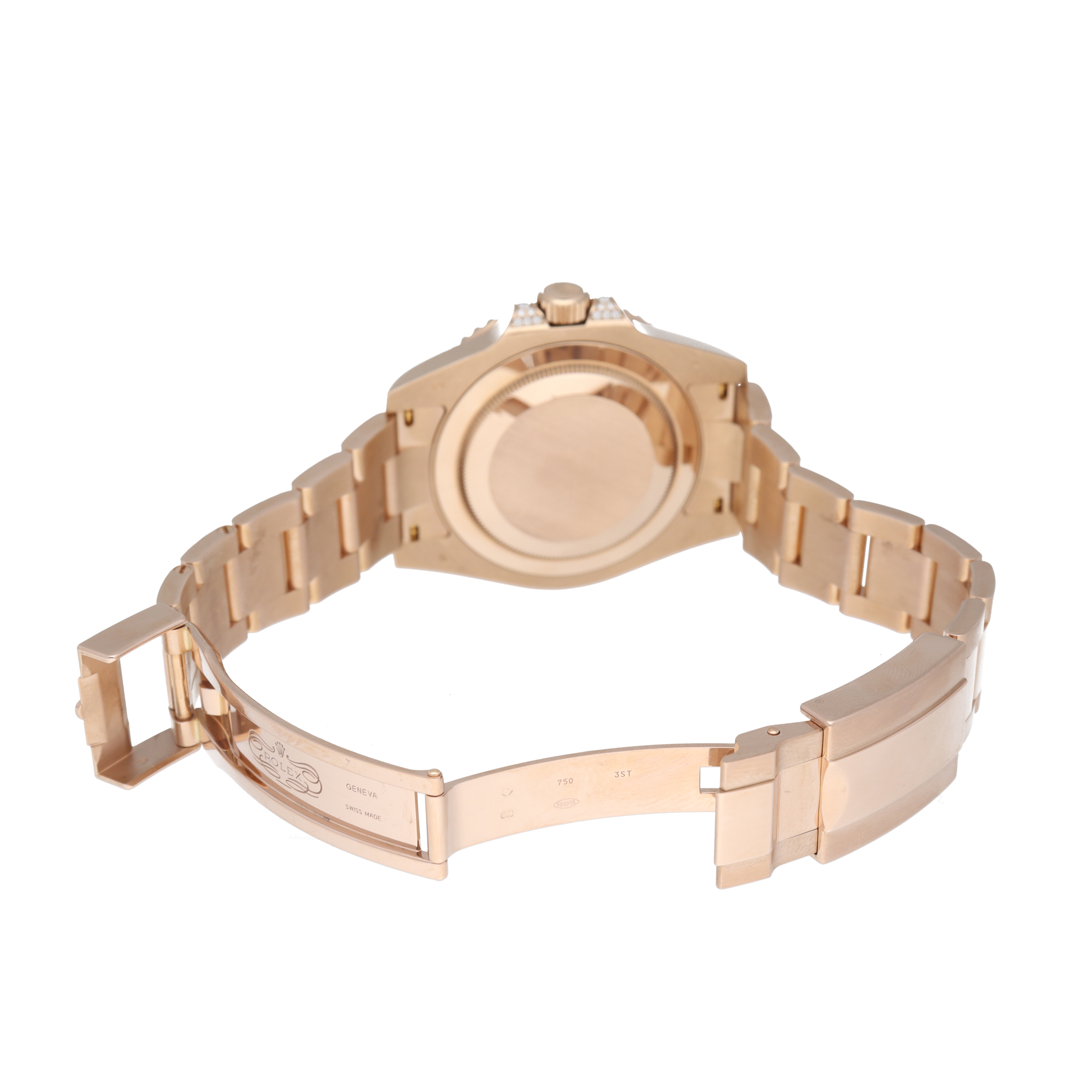 GMT-Master II Rose Gold Diamond Black Dial 40mm Product Image 6