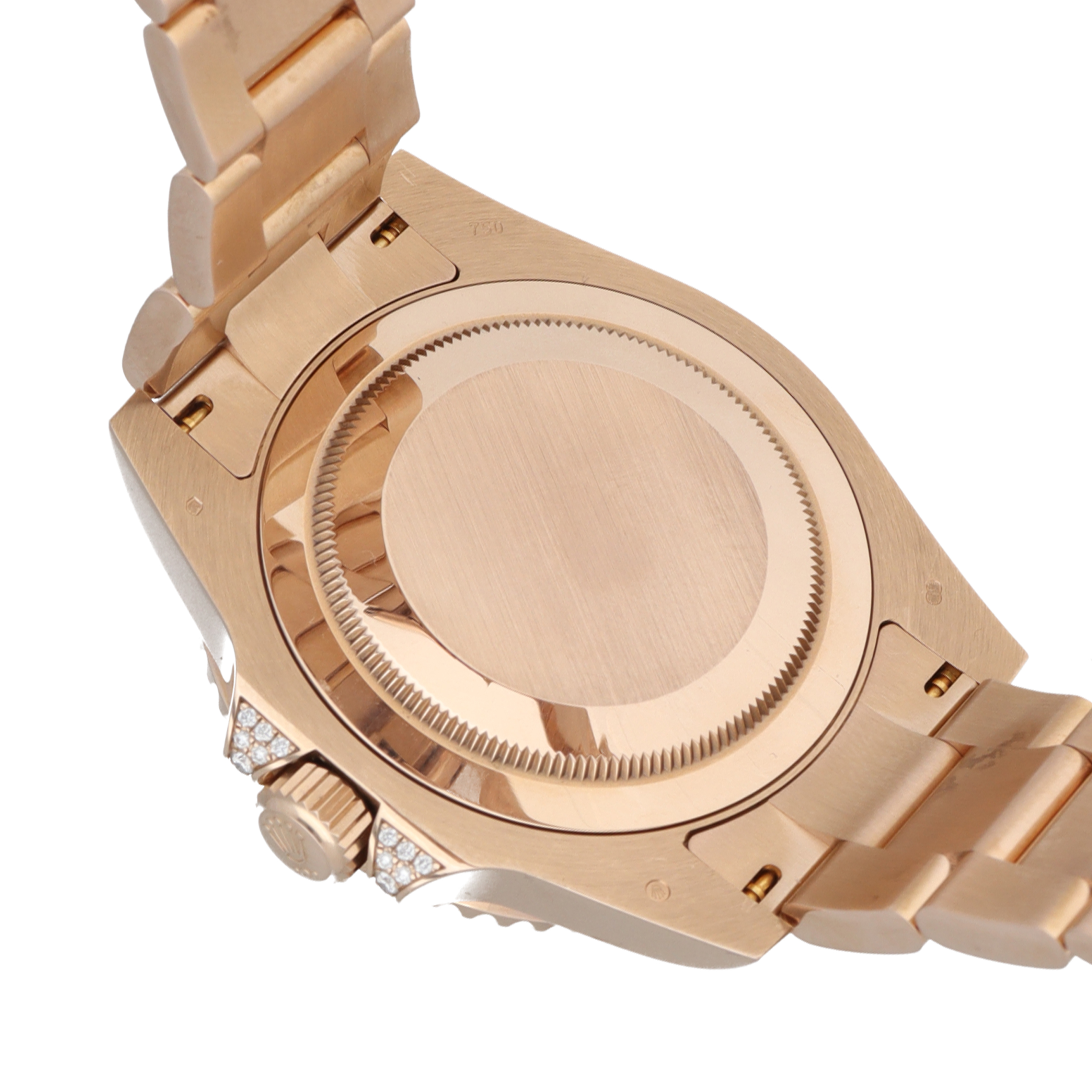 GMT-Master II Rose Gold Diamond Black Dial 40mm Product Image 9