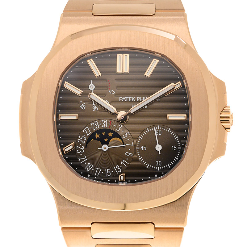 Nautilus Moonphase Rose Gold Brown Dial 40mm Product Image 3