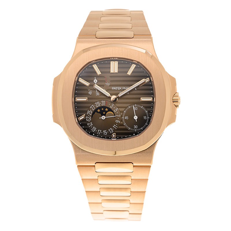 Nautilus Moonphase Rose Gold Brown Dial 40mm Product Image 1