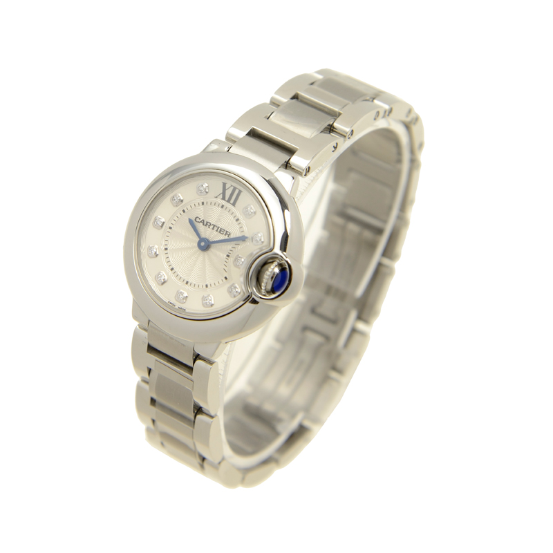 Ballon Bleu de Cartier Steel Diamond Silver Dial 28mm Product Image 2