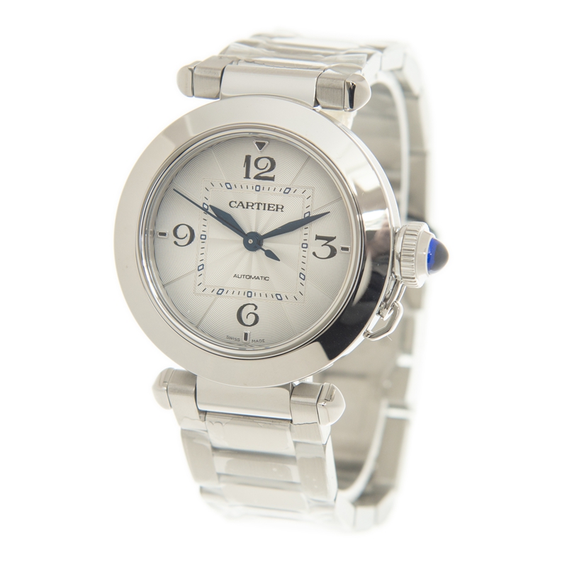 Pasha de Cartier Steel Silver Dial 35mm Product Image 2