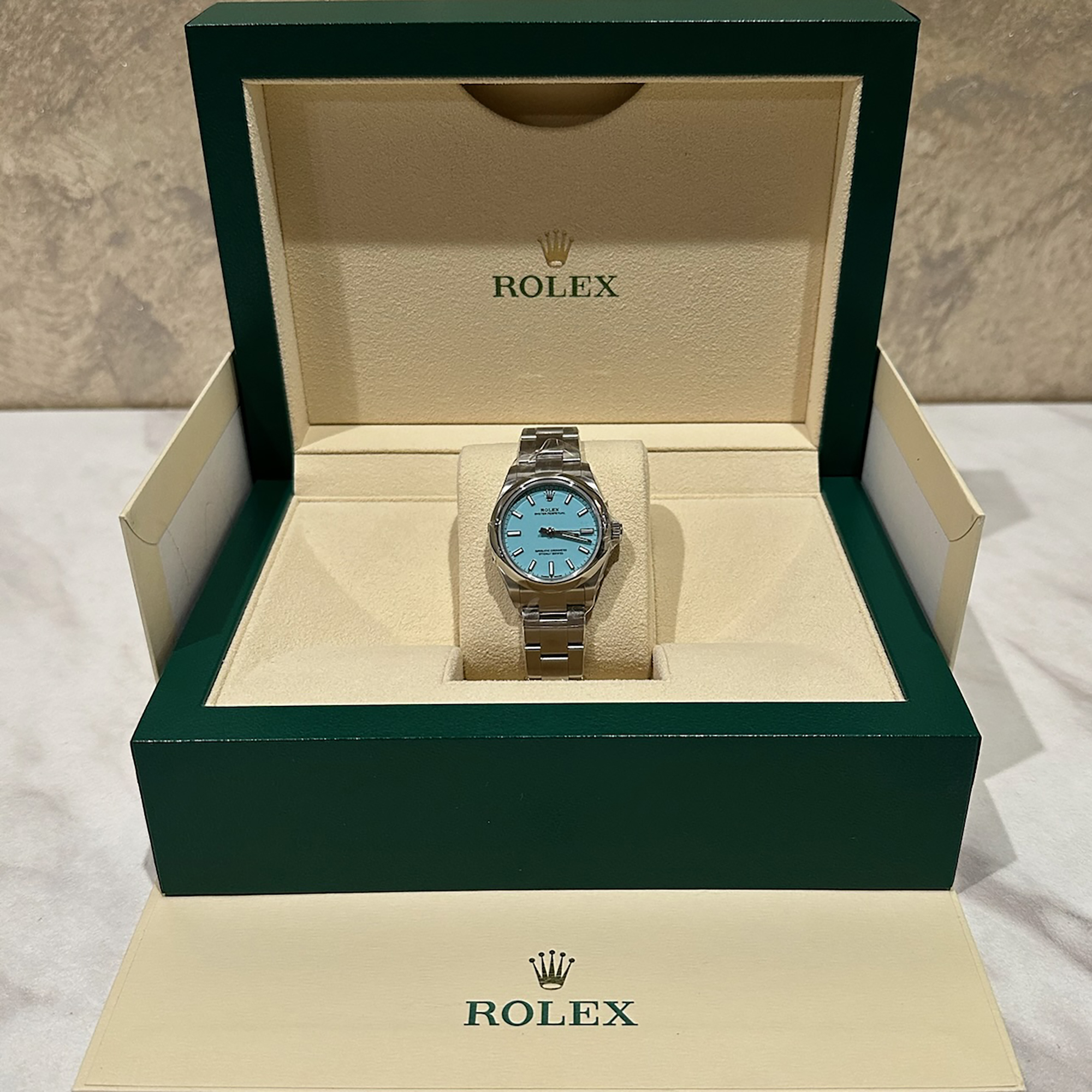 Oyster Perpetual Steel Turquoise Dial 31mm Product Image 6