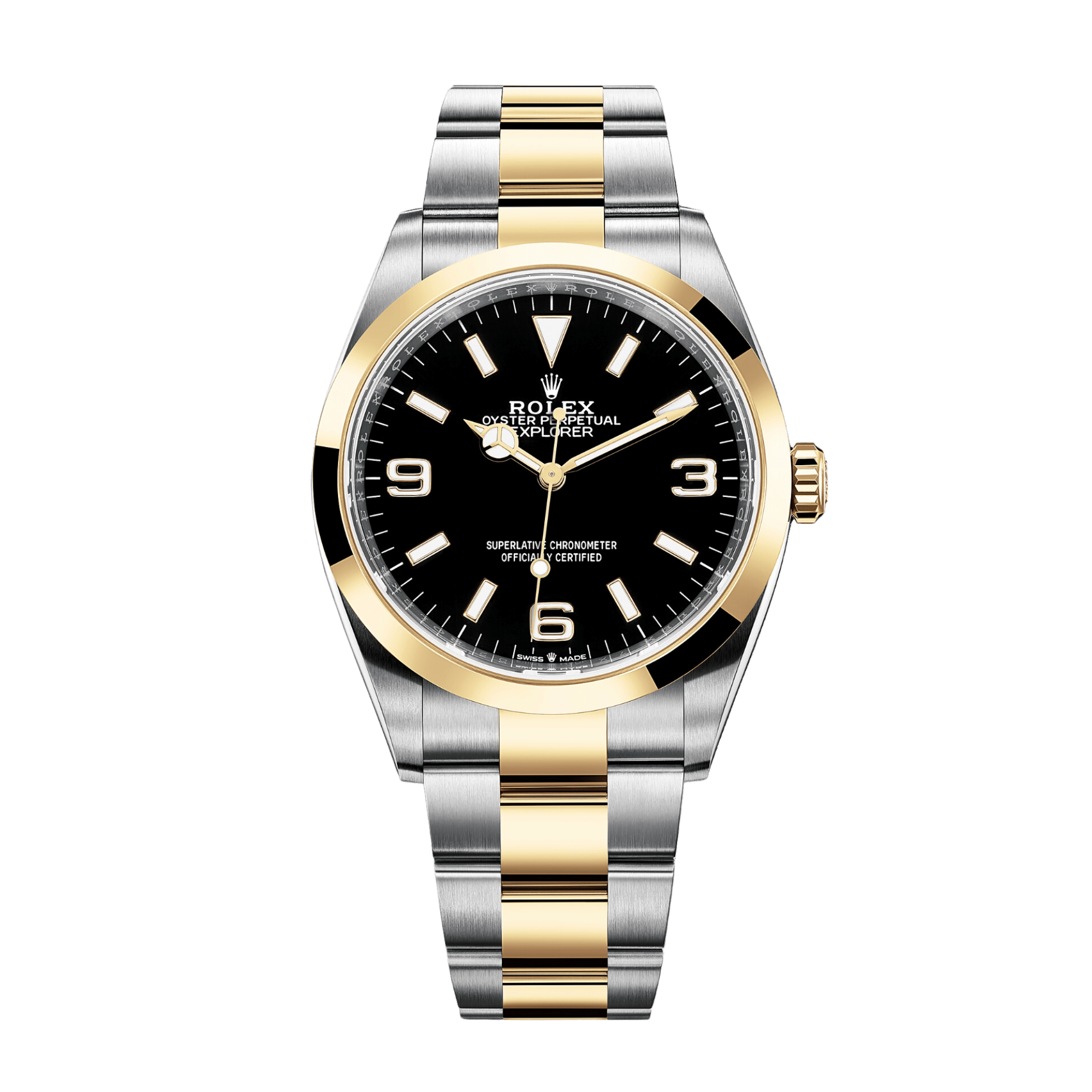 Explorer Yellow Gold & Steel Black Dial 36mm Product Image