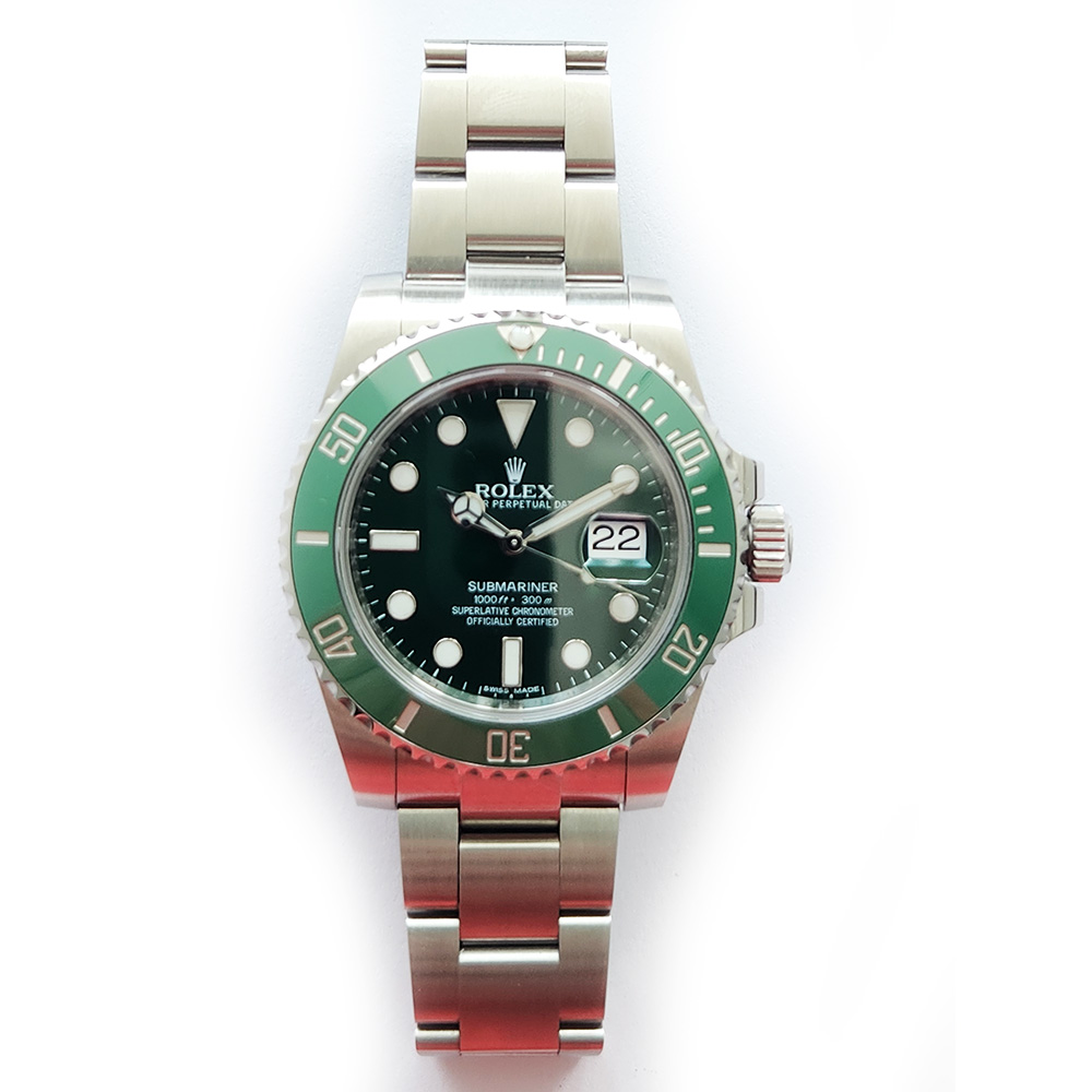 Submariner Date Steel Green Dial "Hulk" 40mm Product Image 1
