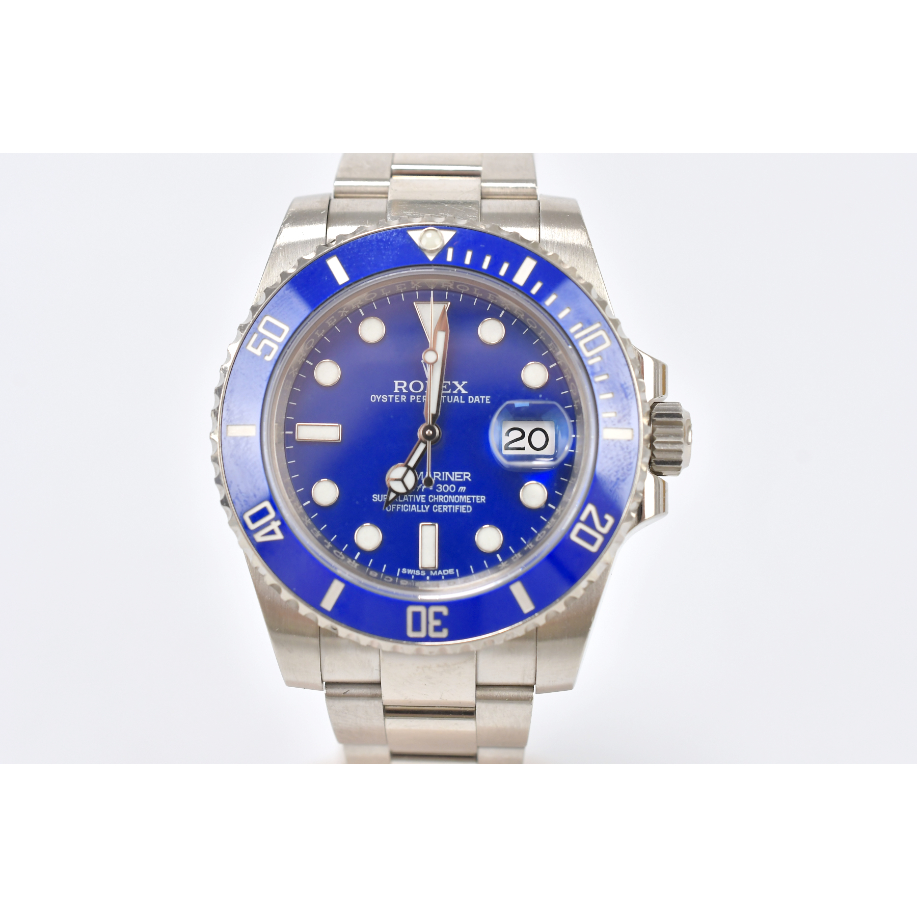 Submariner Date White Gold Blue Dial 40mm Product Image 1