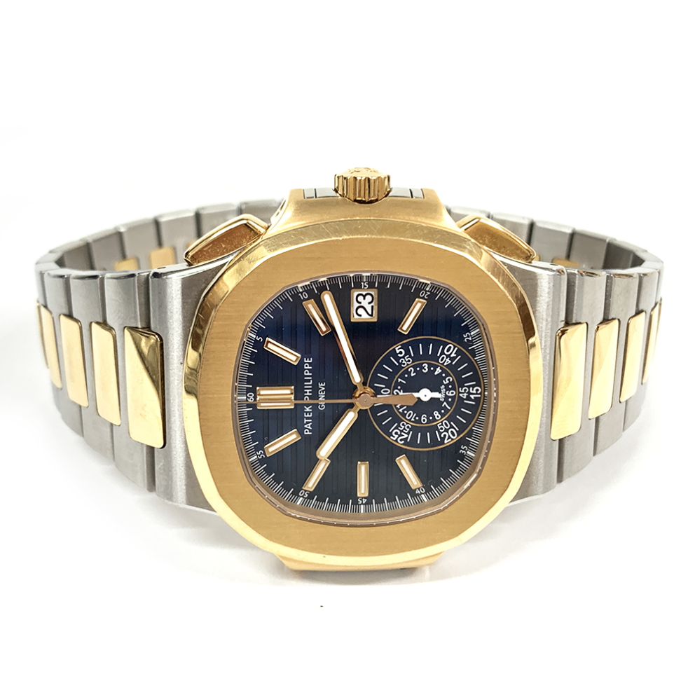 Nautilus Chronograph Rose Gold & Steel Blue Dial 40mm Product Image 2