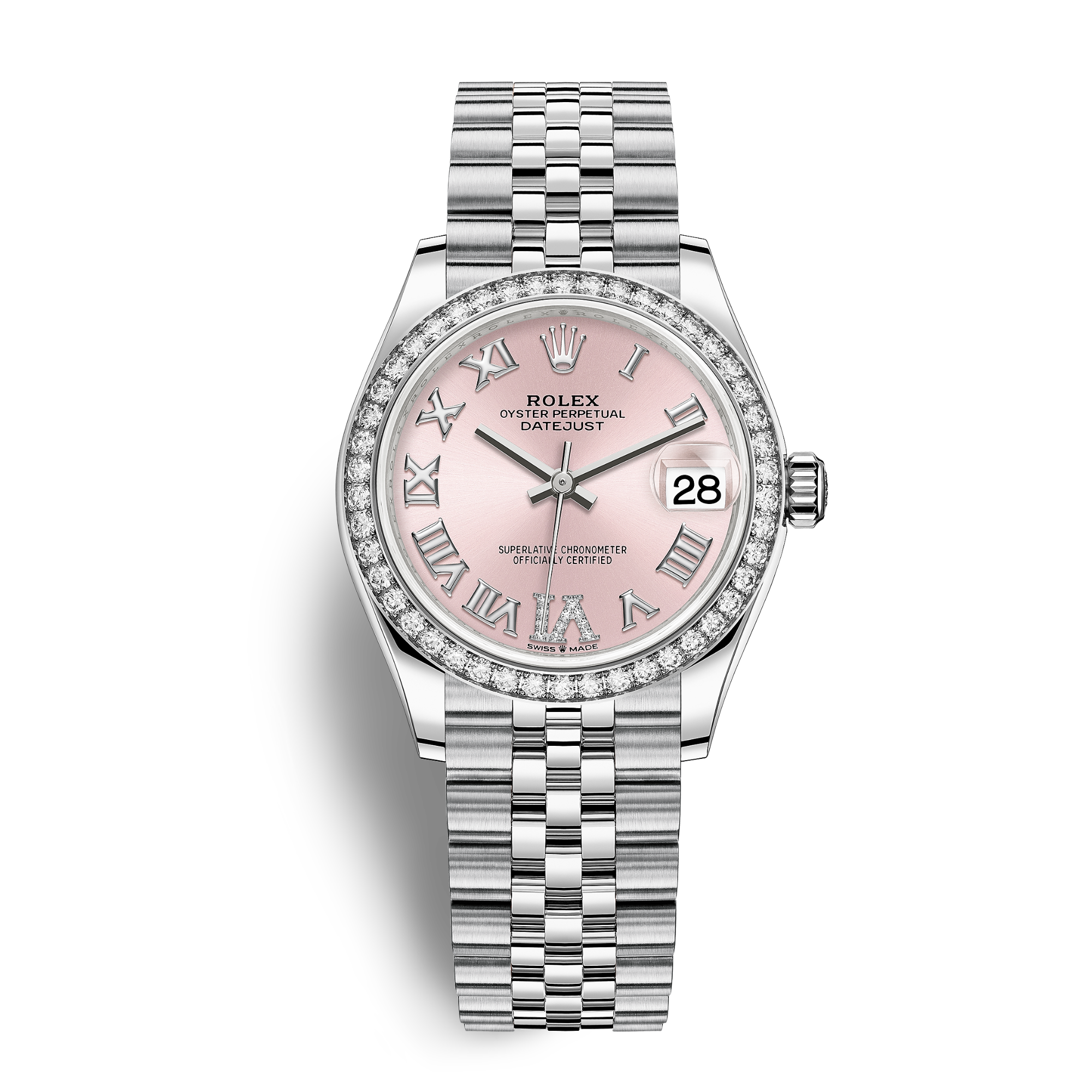 Datejust Steel Diamond Jubilee Pink Dial 31mm Product Image