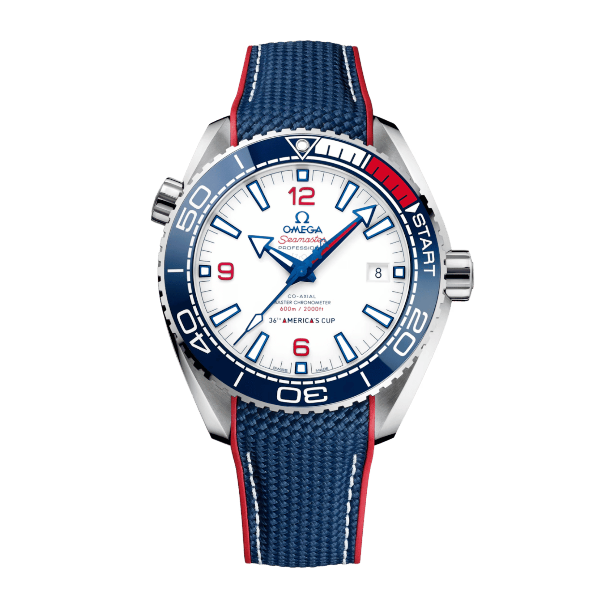 Seamaster Planet Ocean 600m "America's Cup" Steel White Dial 43mm Product Image