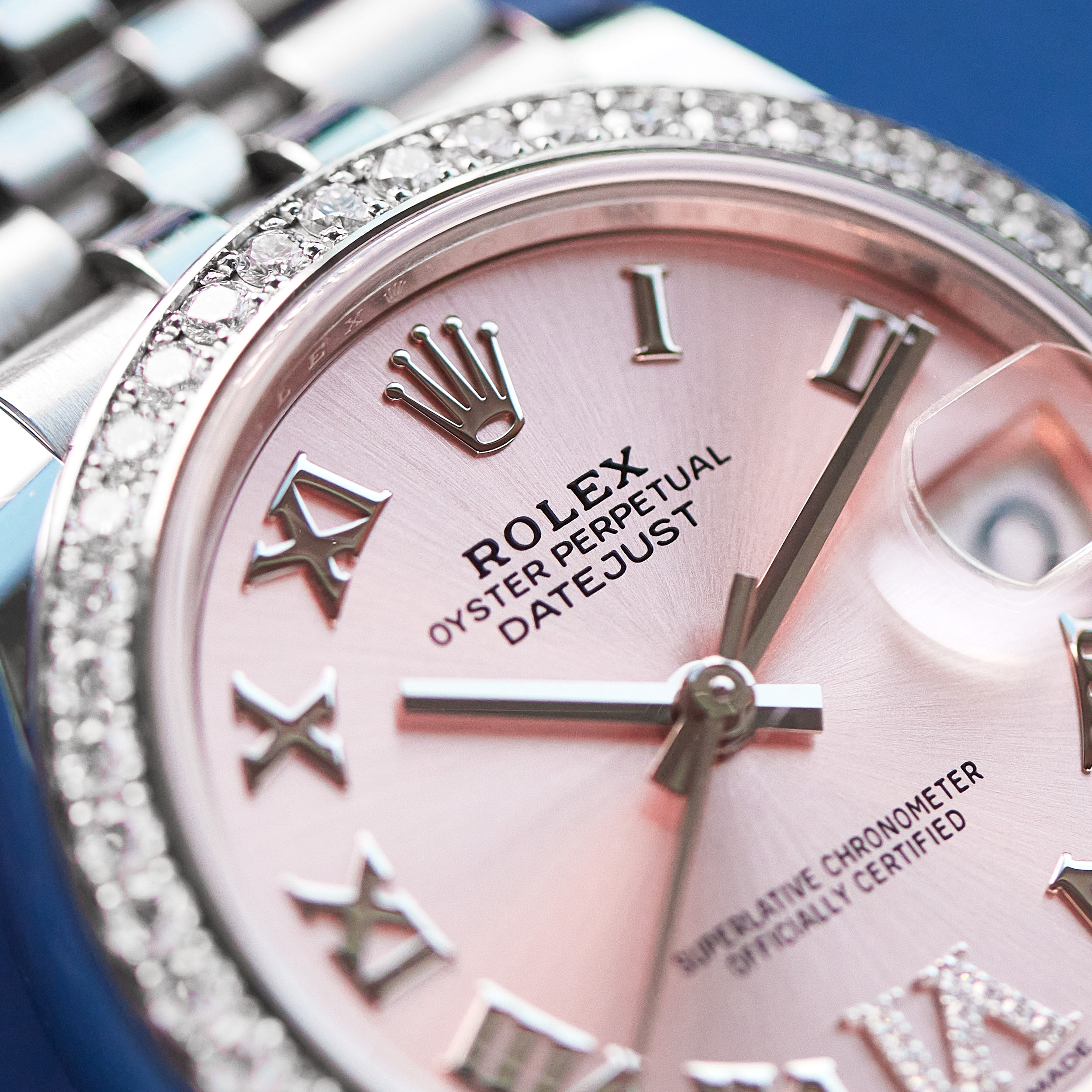 Datejust Steel Diamond Jubilee Pink Dial 31mm Product Image