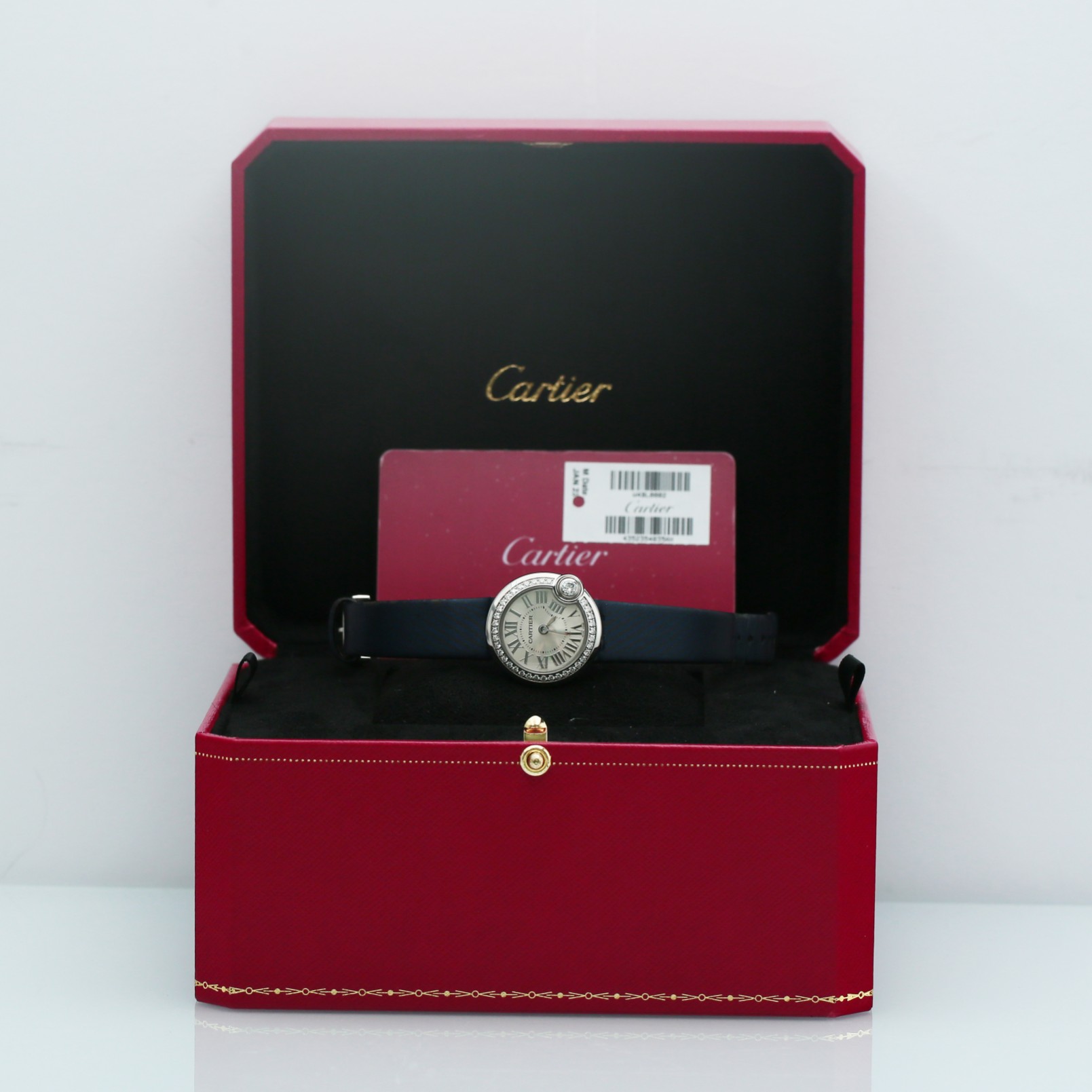 Ballon Blanc de Cartier Steel Diamond Silver Dial 26mm Product Image 2
