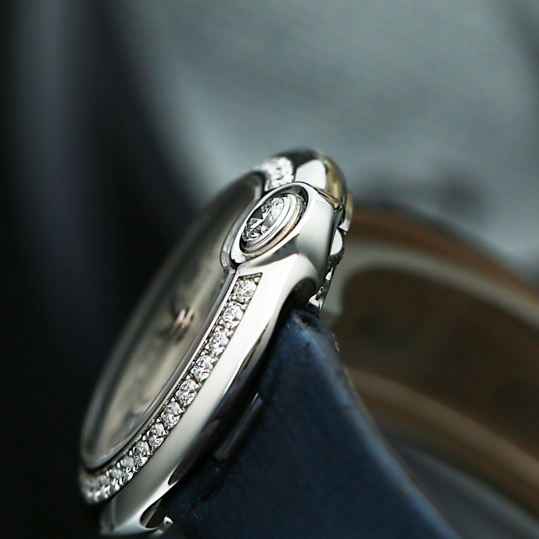 Ballon Blanc de Cartier Steel Diamond Silver Dial 26mm Product Image 6