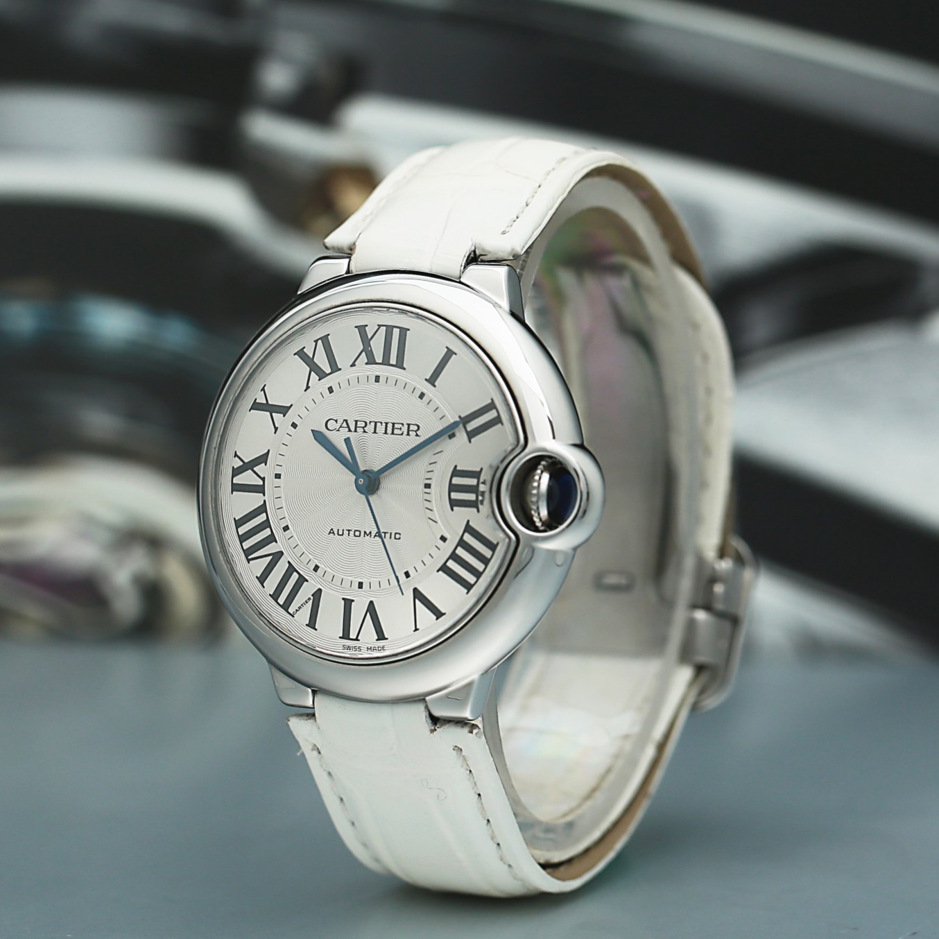Ballon Bleu de Cartier Steel Silver Dial 36mm Product Image 3