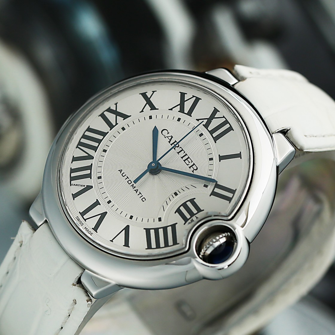 Ballon Bleu de Cartier Steel Silver Dial 36mm Product Image 4