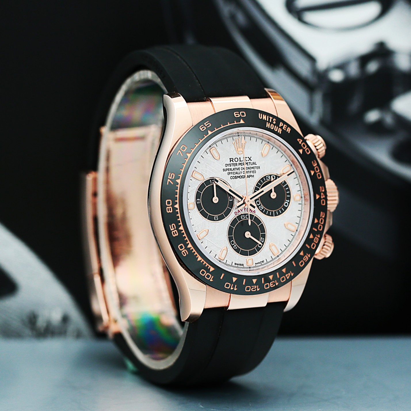 Daytona Rose Gold Oysterflex Meteorite Dial 40mm Product Image 3
