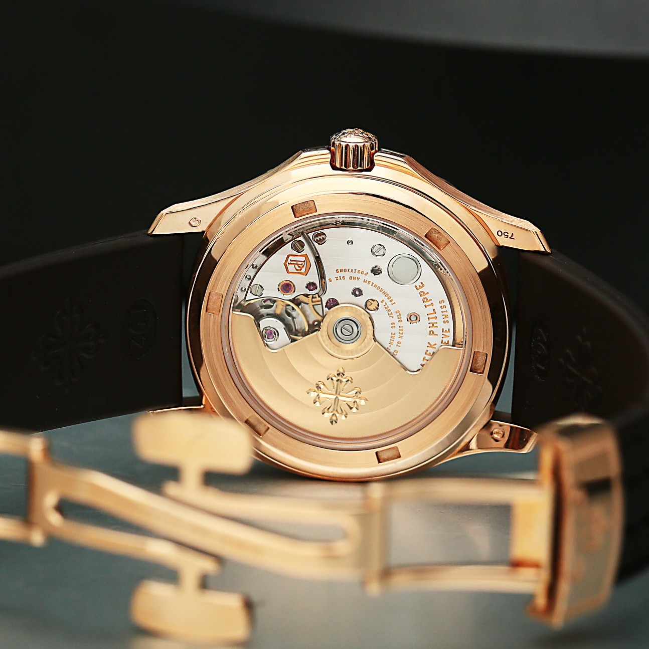Aquanaut Rose Gold Diamond Brown Dial 35mm Product Image 6
