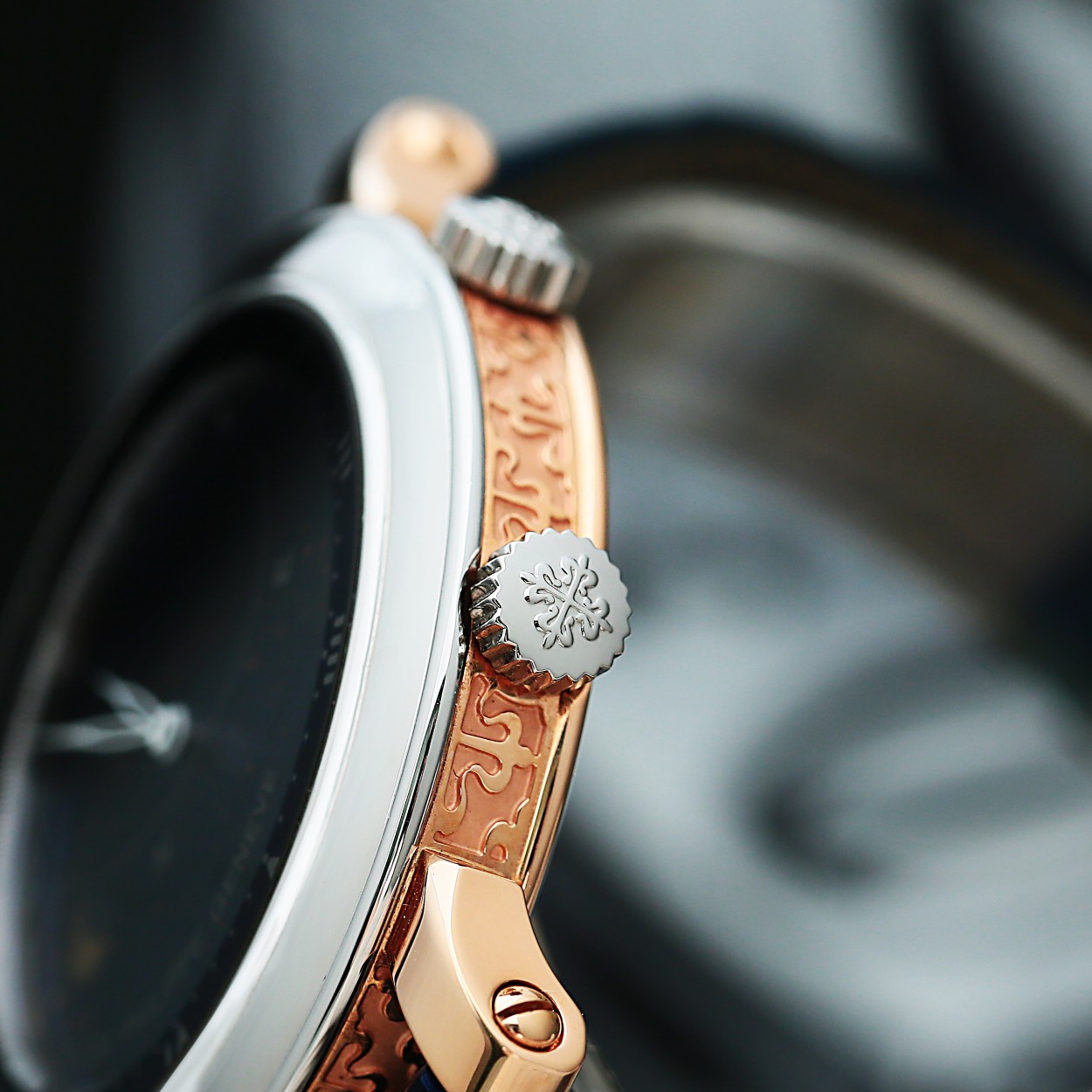 Sky Moon Celestial Platinum & Rose Gold Blue Dial 43mm Product Image 5