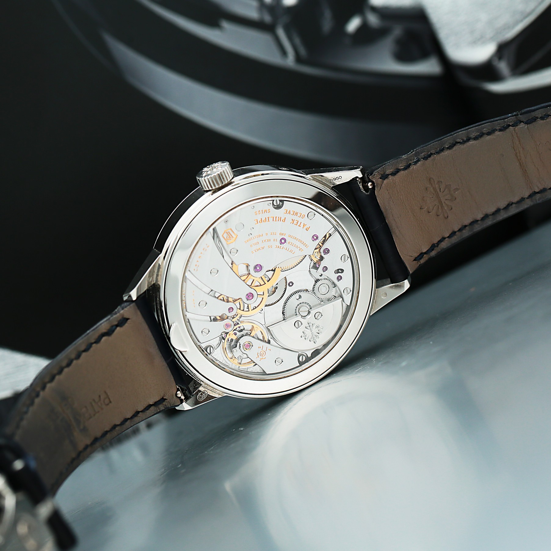 In-Line Perpetual Calendar Platinum Blue Dial 41mm Product Image 7