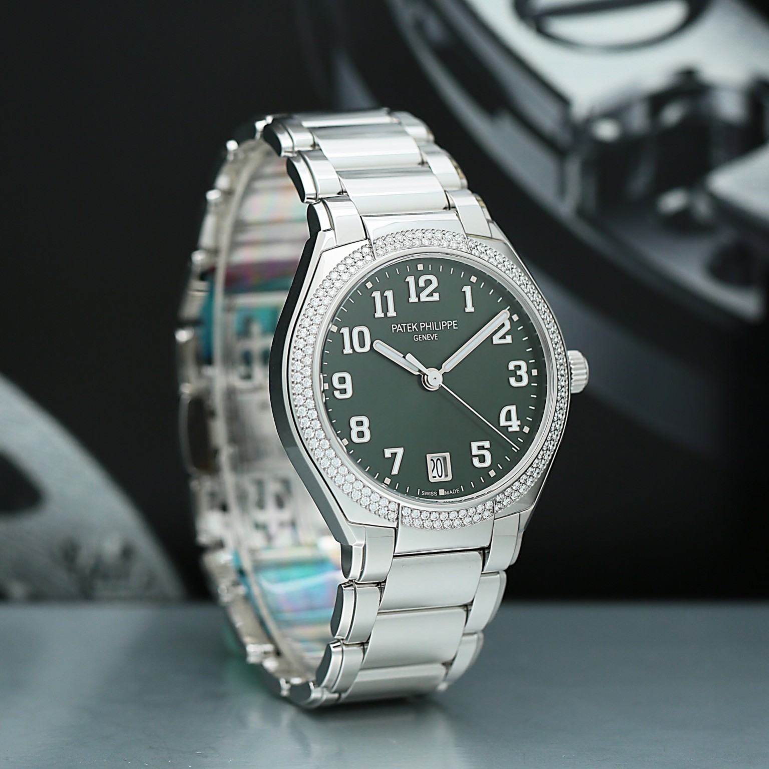 Twenty~4 Steel Diamond Green Dial 36mm Product Image 2