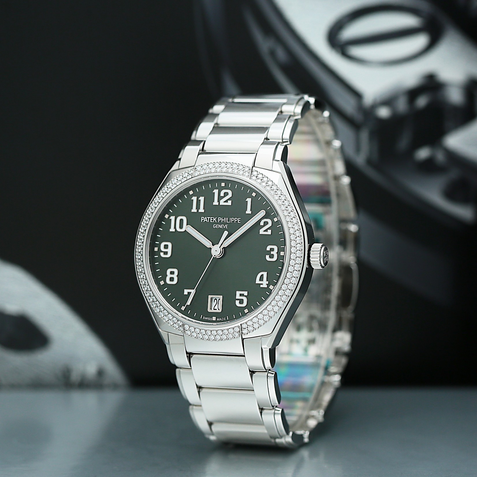 Twenty~4 Steel Diamond Green Dial 36mm Product Image 3