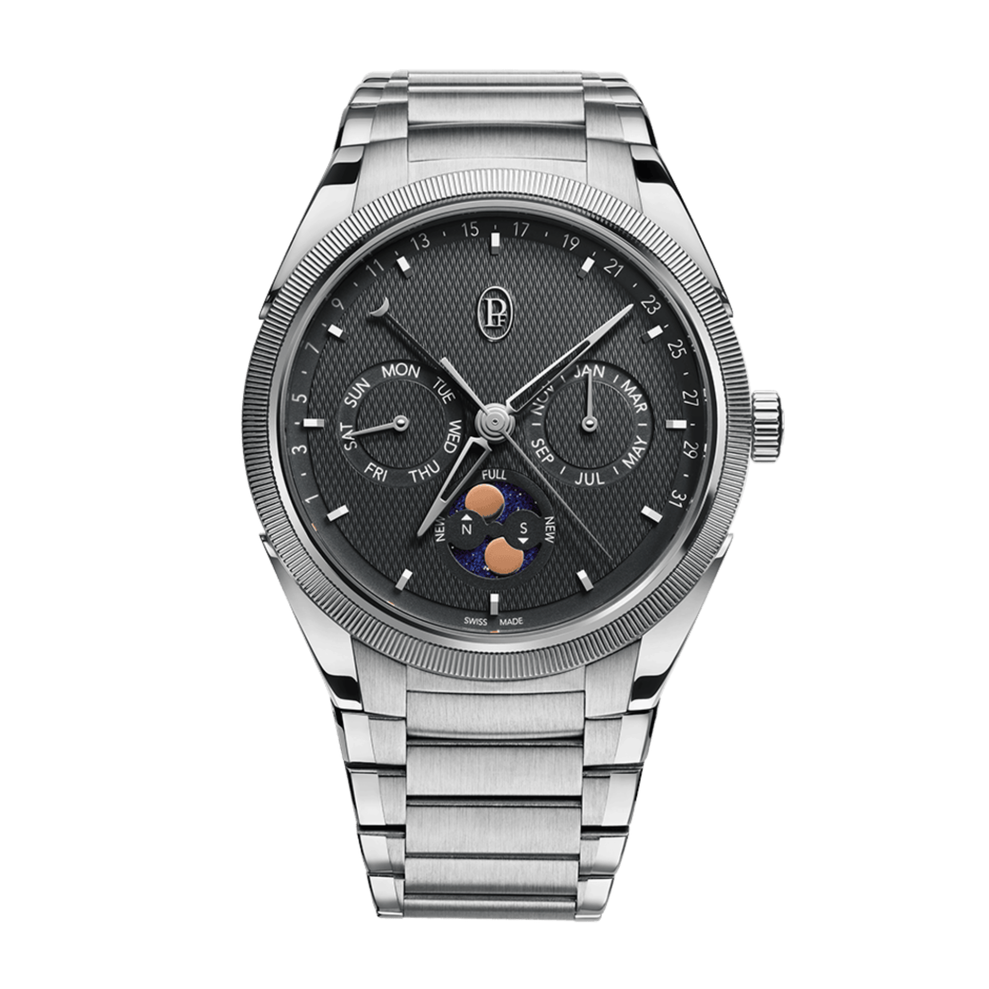 Tonda PF Annual Calendar Steel Black Dial 42mm Product Image