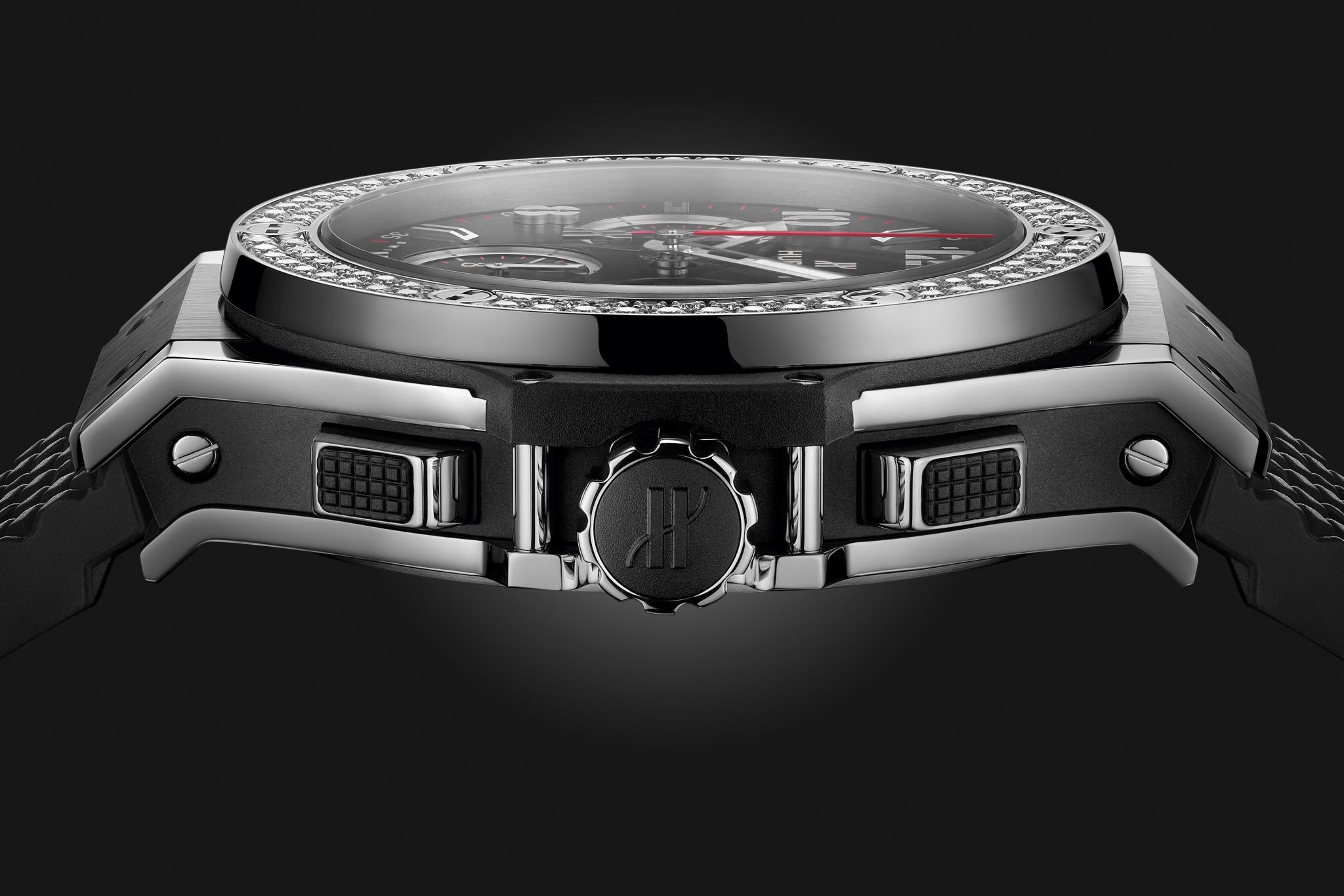 Big Bang Chronograph Steel Diamond Black Dial 41mm Product Image 4
